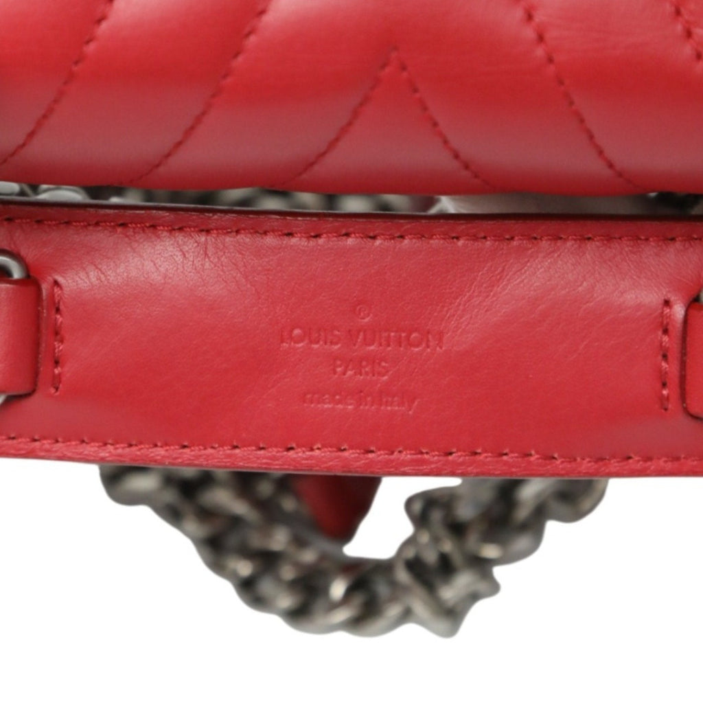 Louis Vuitton Red Color Leather Shoulder Bag