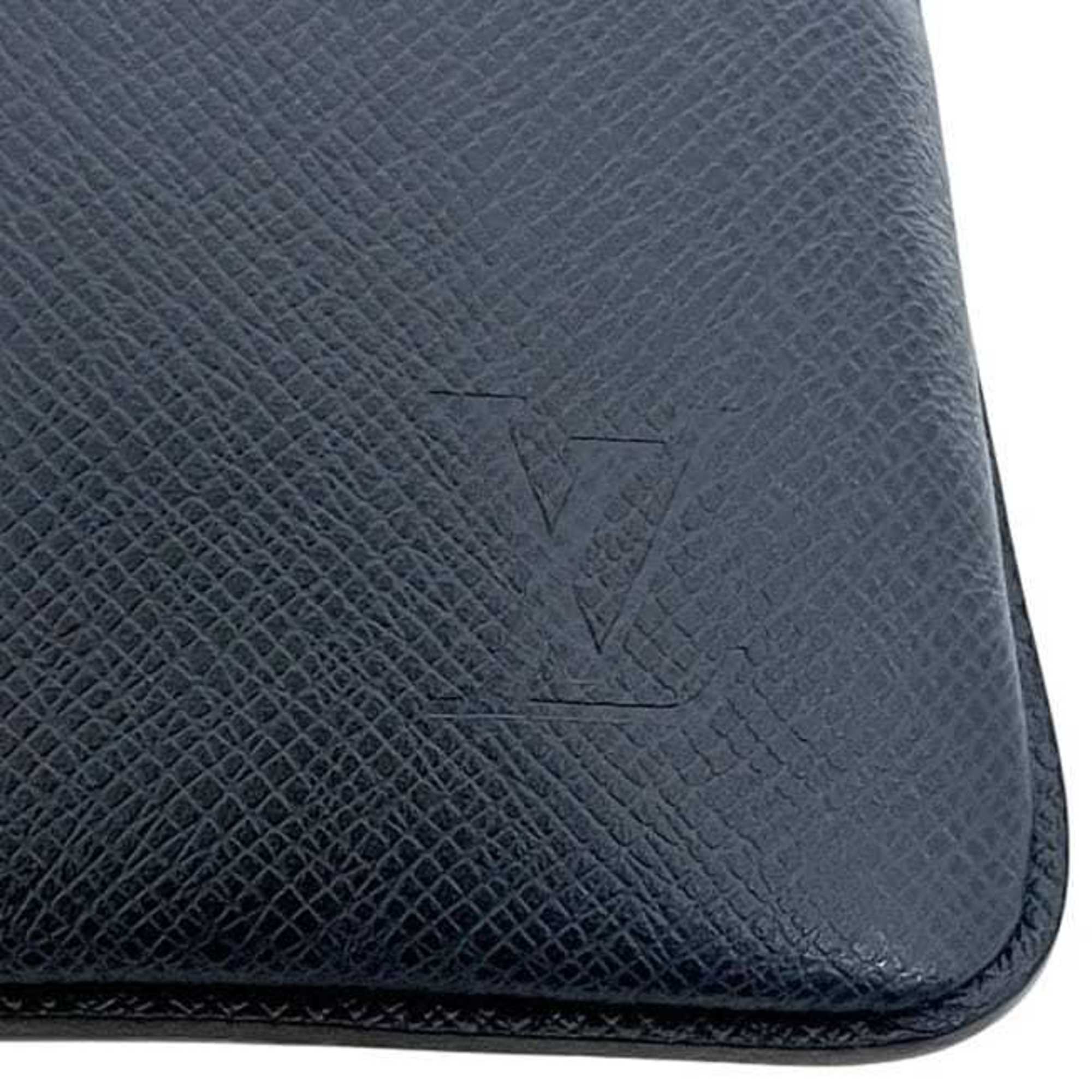 Louis Vuitton Taiga Boreal Navy Taiga Leather Shoulder Bag