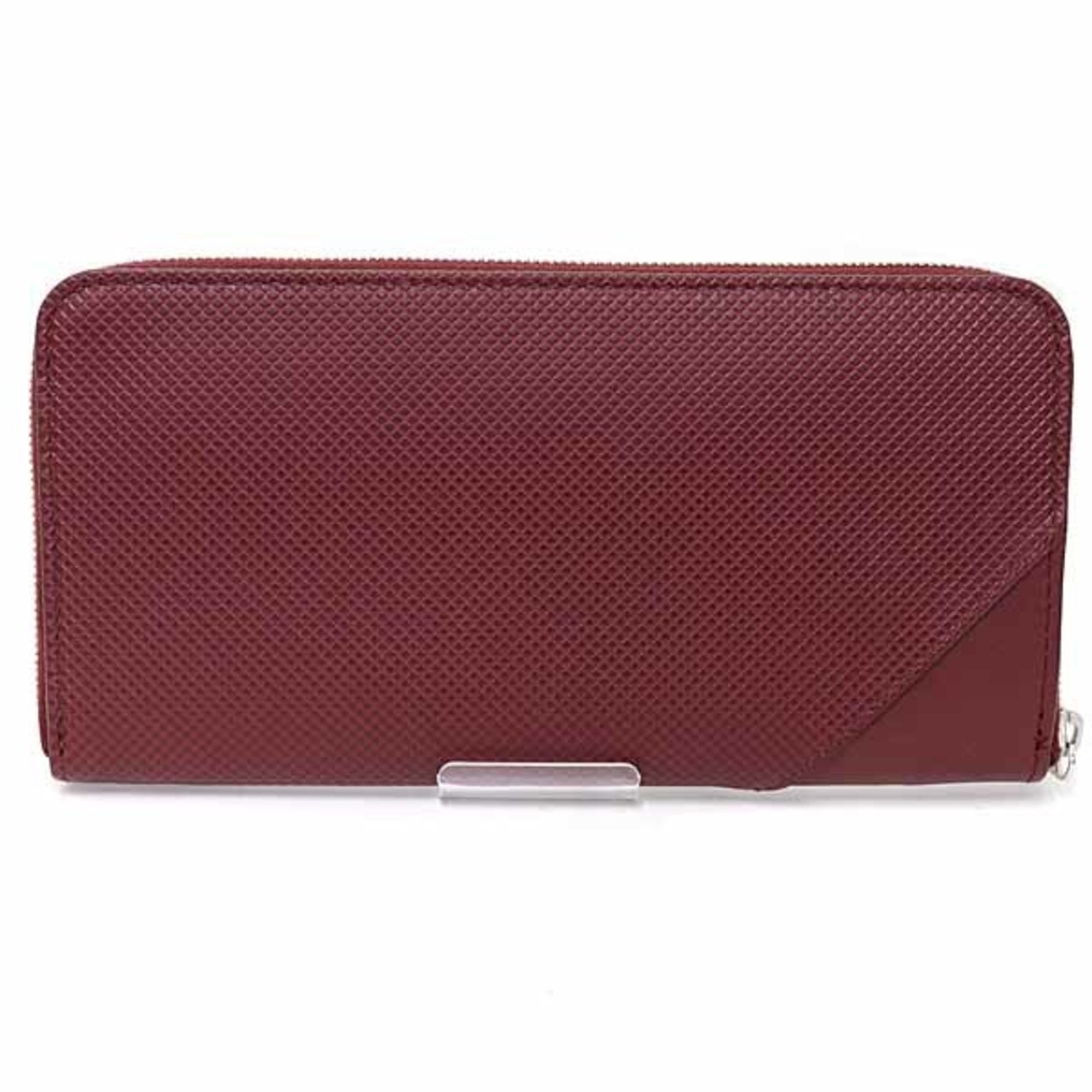 Bottega Veneta Bordeaux Pvc Long Wallet (Bi-Fold)