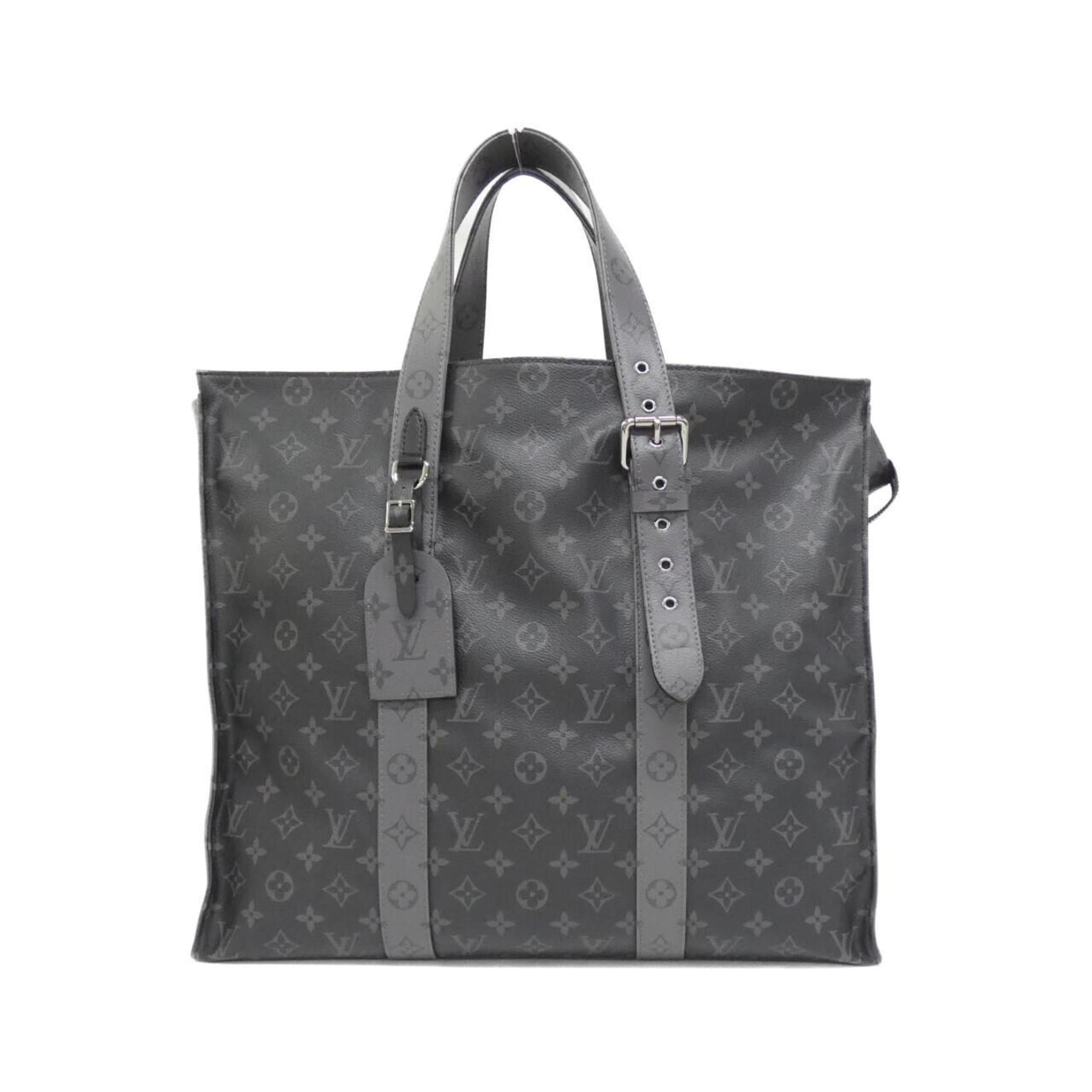 Louis Vuitton Black Gris Coated Canvas Handbag