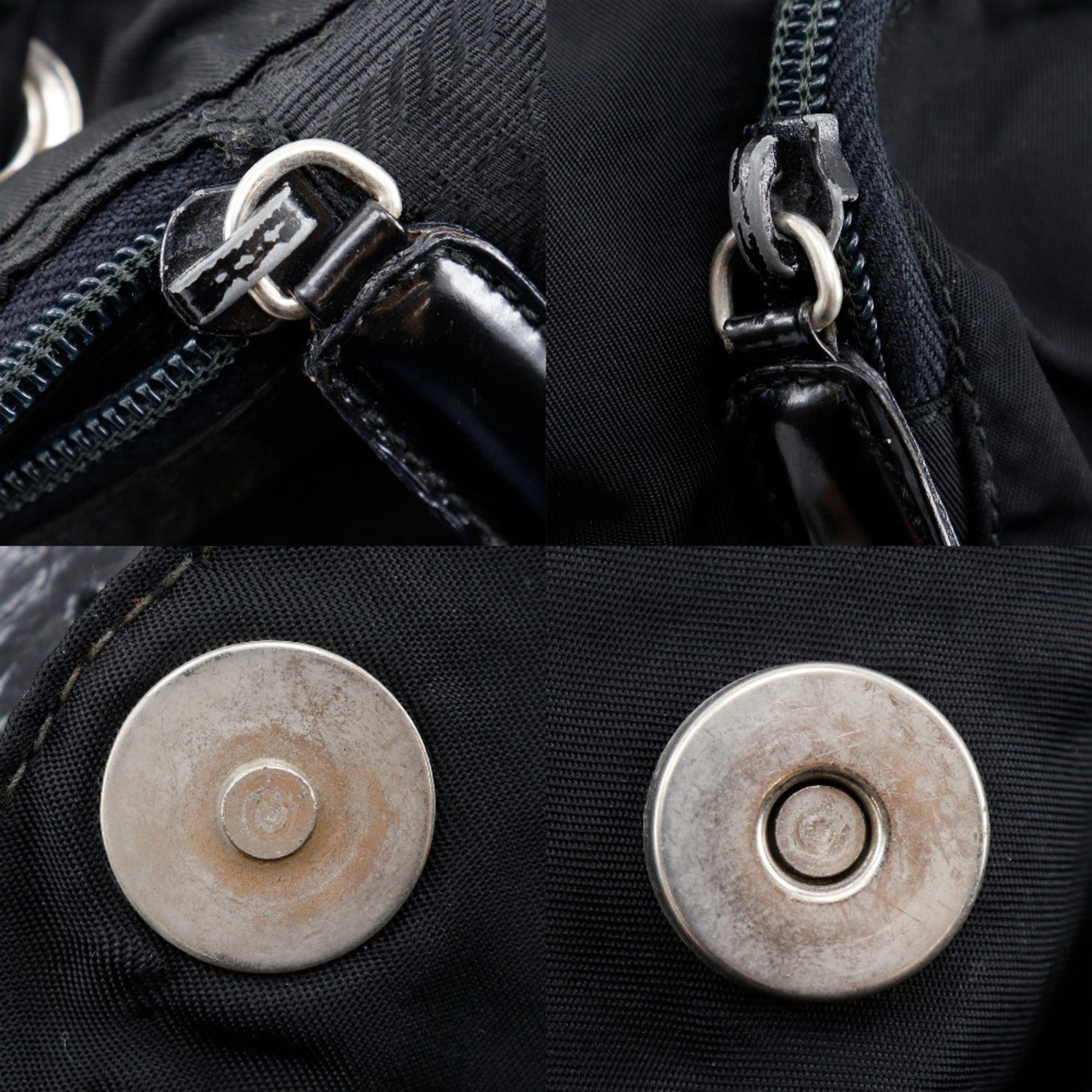 Prada Black Nylon Backpack Tote Bag