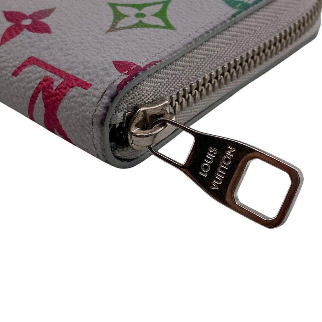 Louis Vuitton Gray Leather Long Wallet