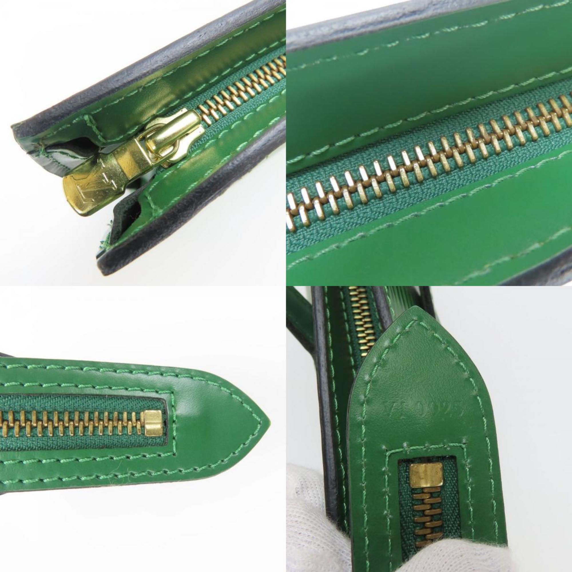Louis Vuitton Borneo Green Epi Leather Handbag