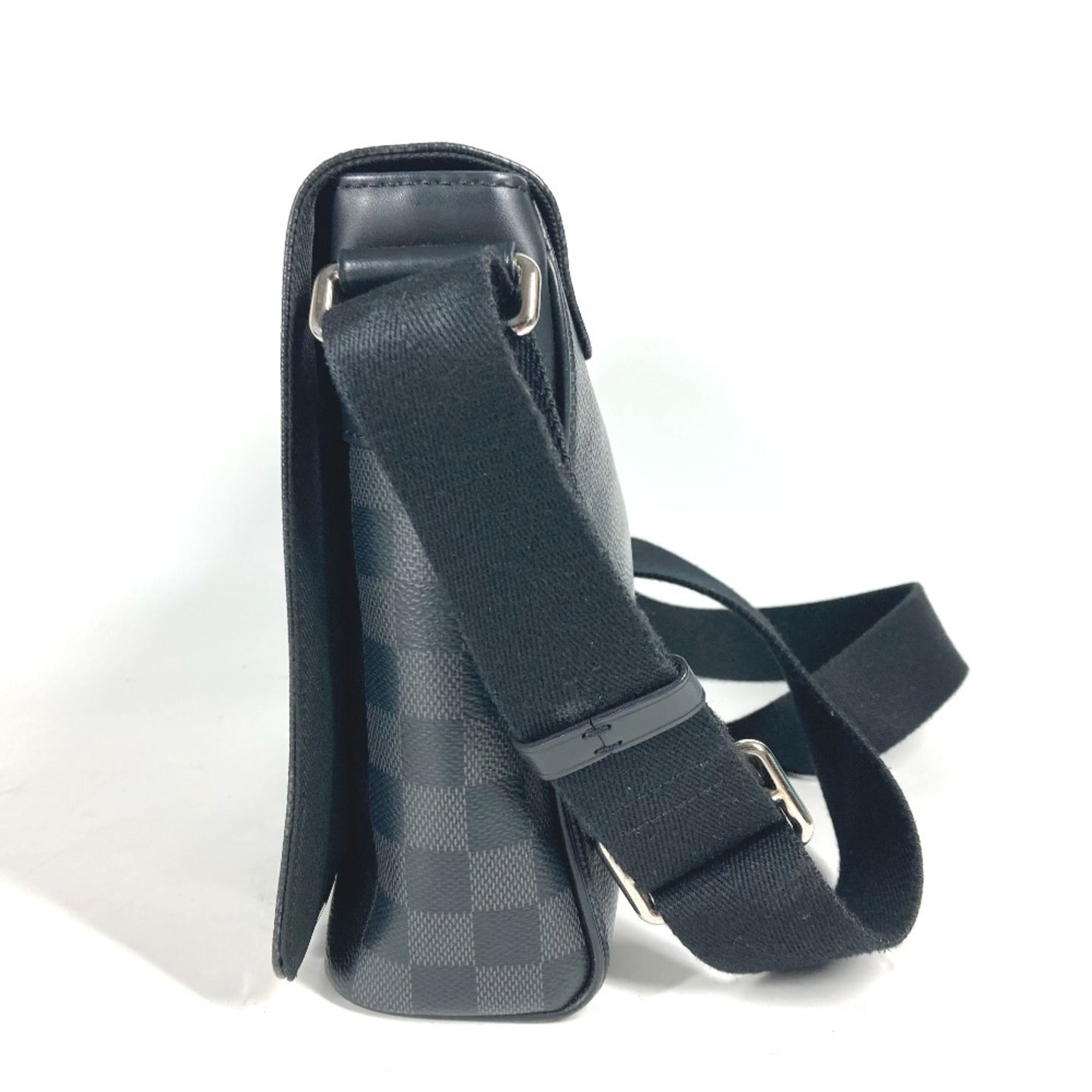 Louis Vuitton Black Damier Graphite Shoulder Bag