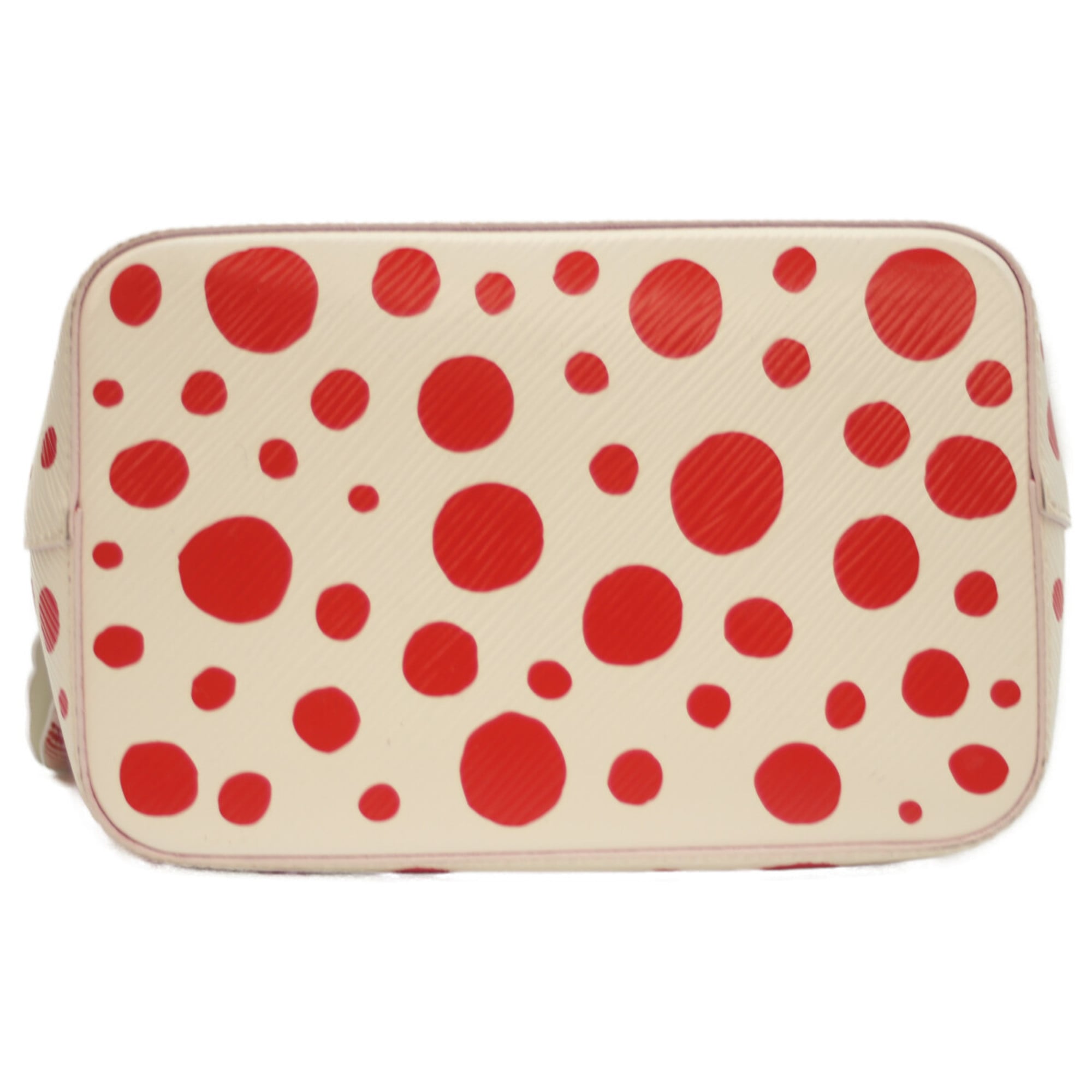 Louis Vuitton Red Color White Epi Leather Shoulder Bag