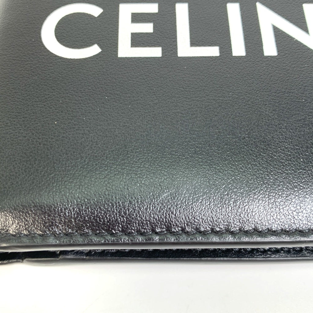 Celine Black Leather Wallet (Bi-Fold)
