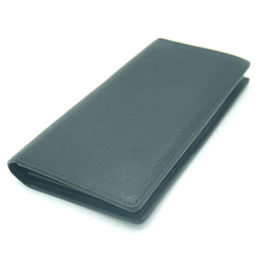 Louis Vuitton Noir Taiga Leather Long Wallet