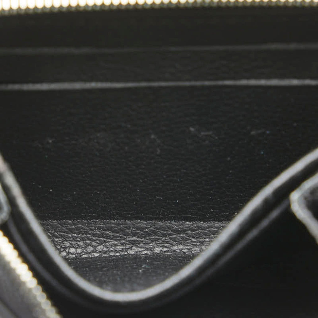 Louis Vuitton Black Noir Leather Coin Purse/Coin Case