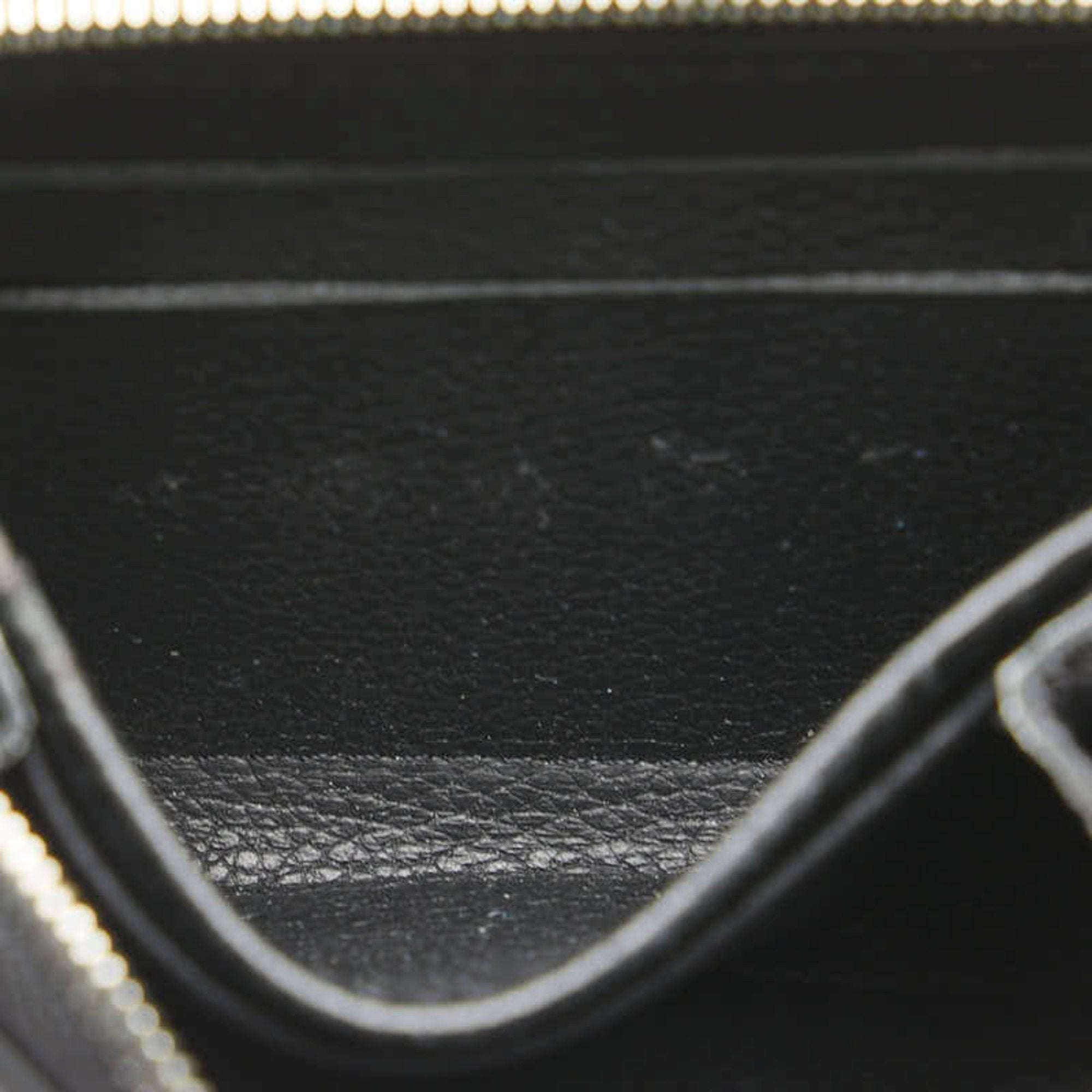 Louis Vuitton Black Noir Leather Coin Purse/Coin Case