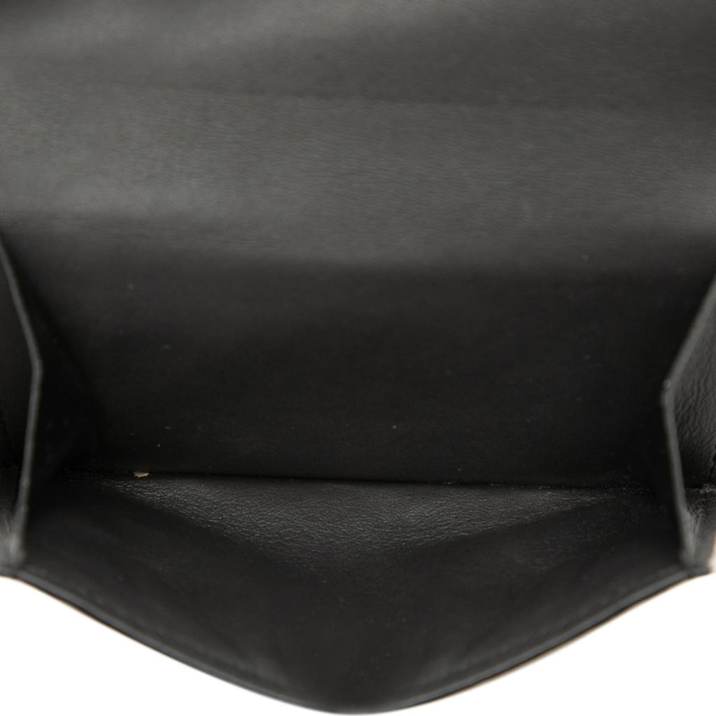 Louis Vuitton Black Pvc Leather Wallet (Tri-Fold)