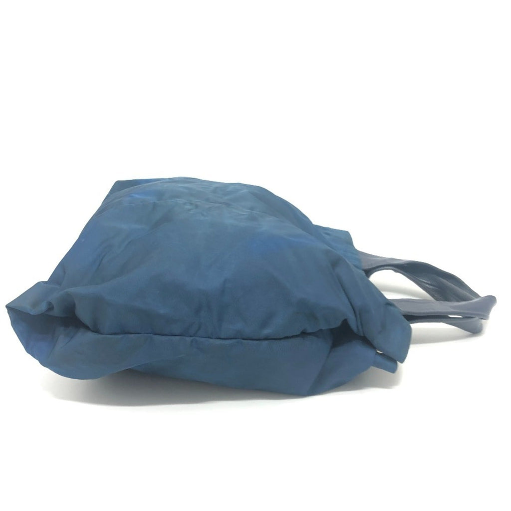 Prada Blue Nylon Tote Bag