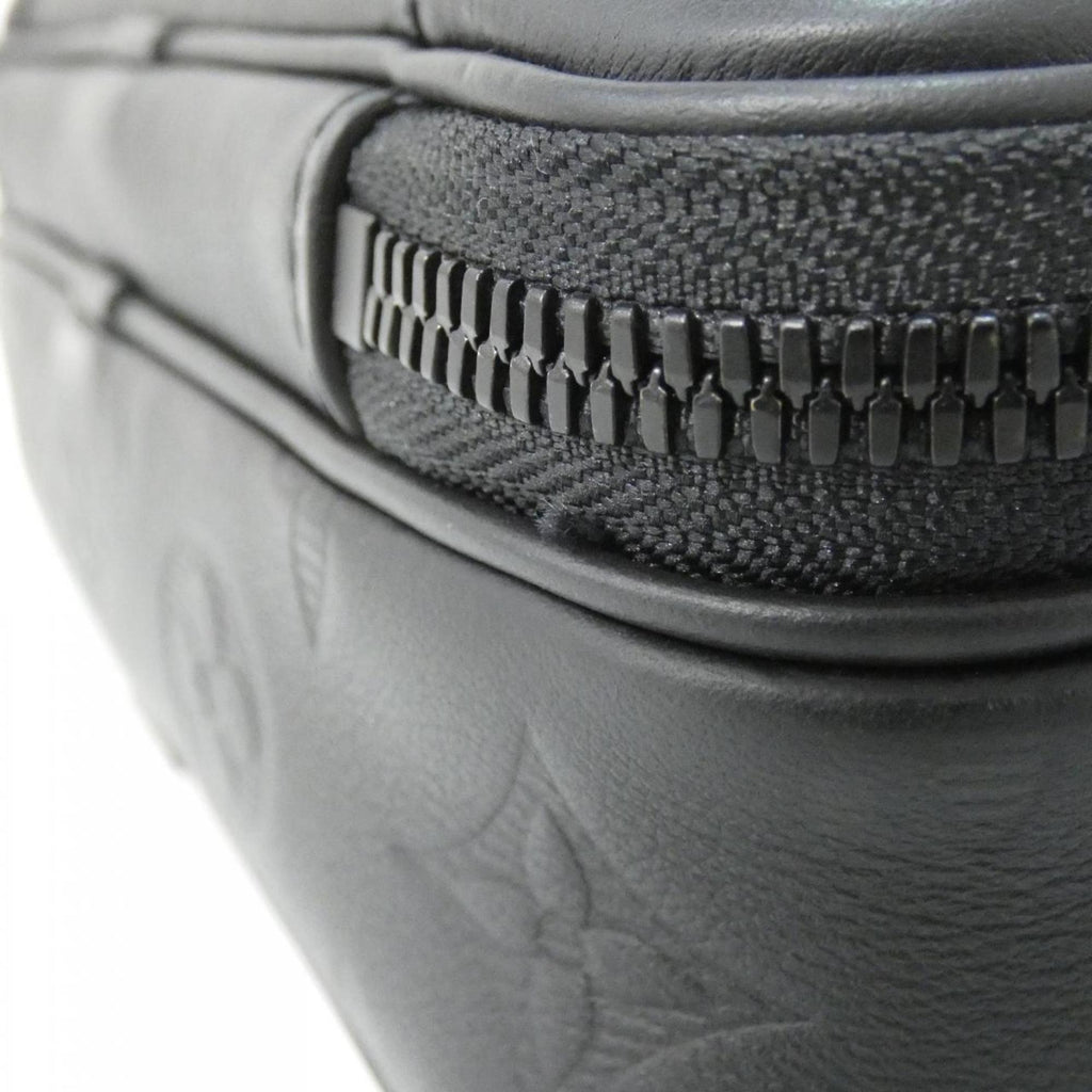 Louis Vuitton Black Leather Shoulder Bag
