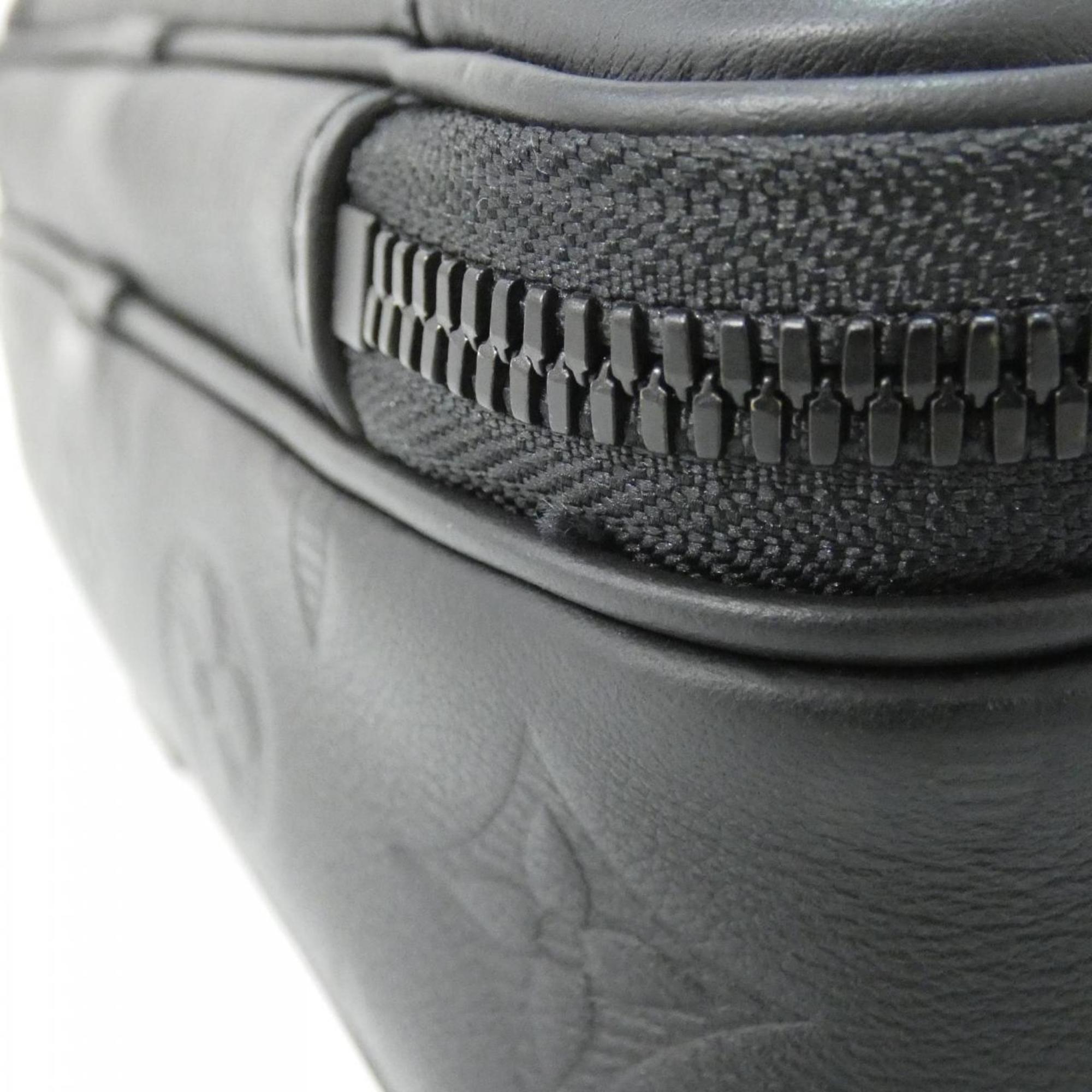 Louis Vuitton Black Leather Shoulder Bag