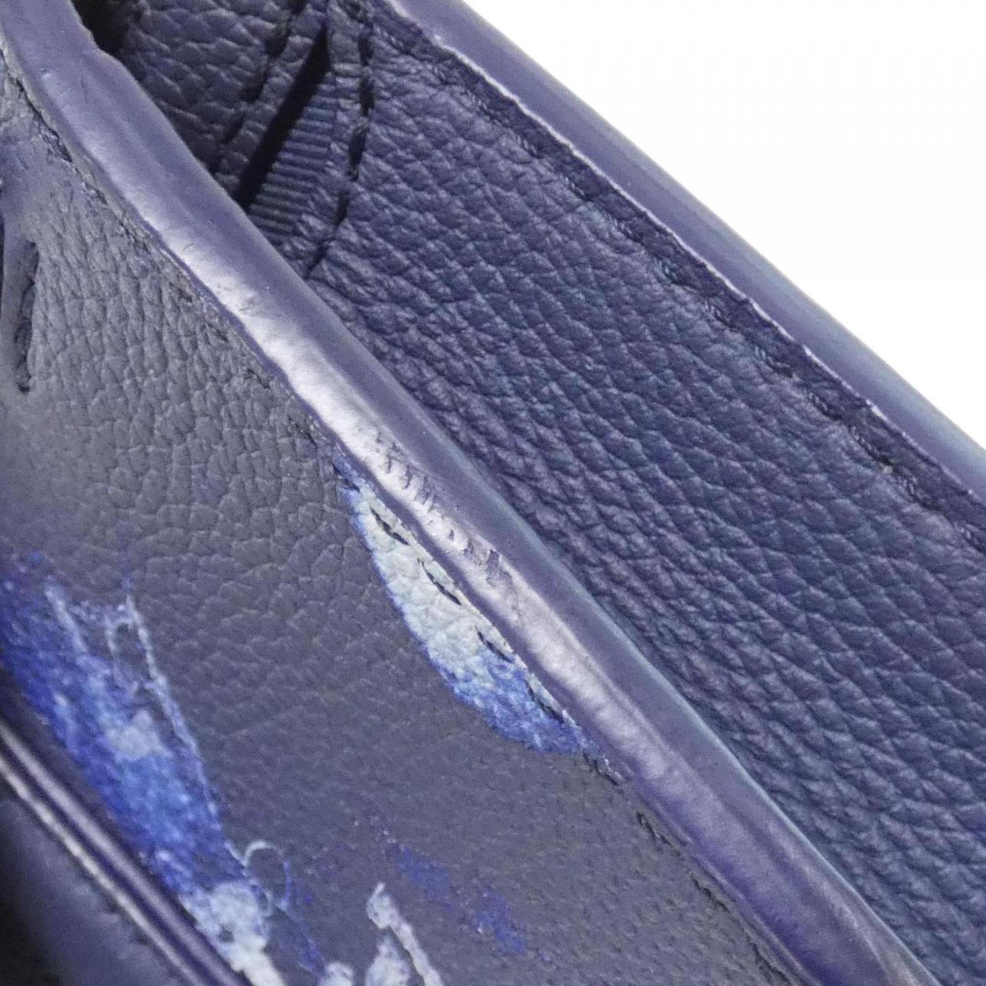 Louis Vuitton Blue Navy Leather Handbag