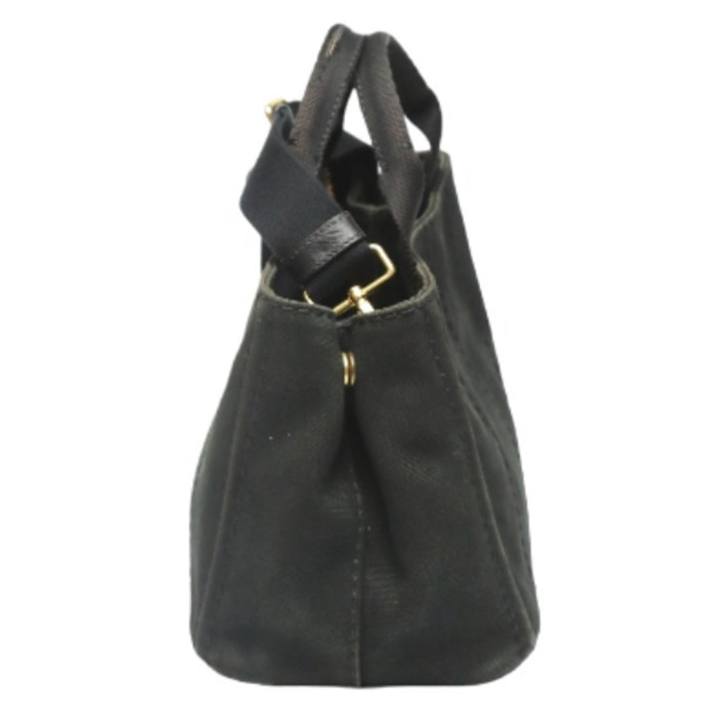 Prada Black Denim Tote Bag