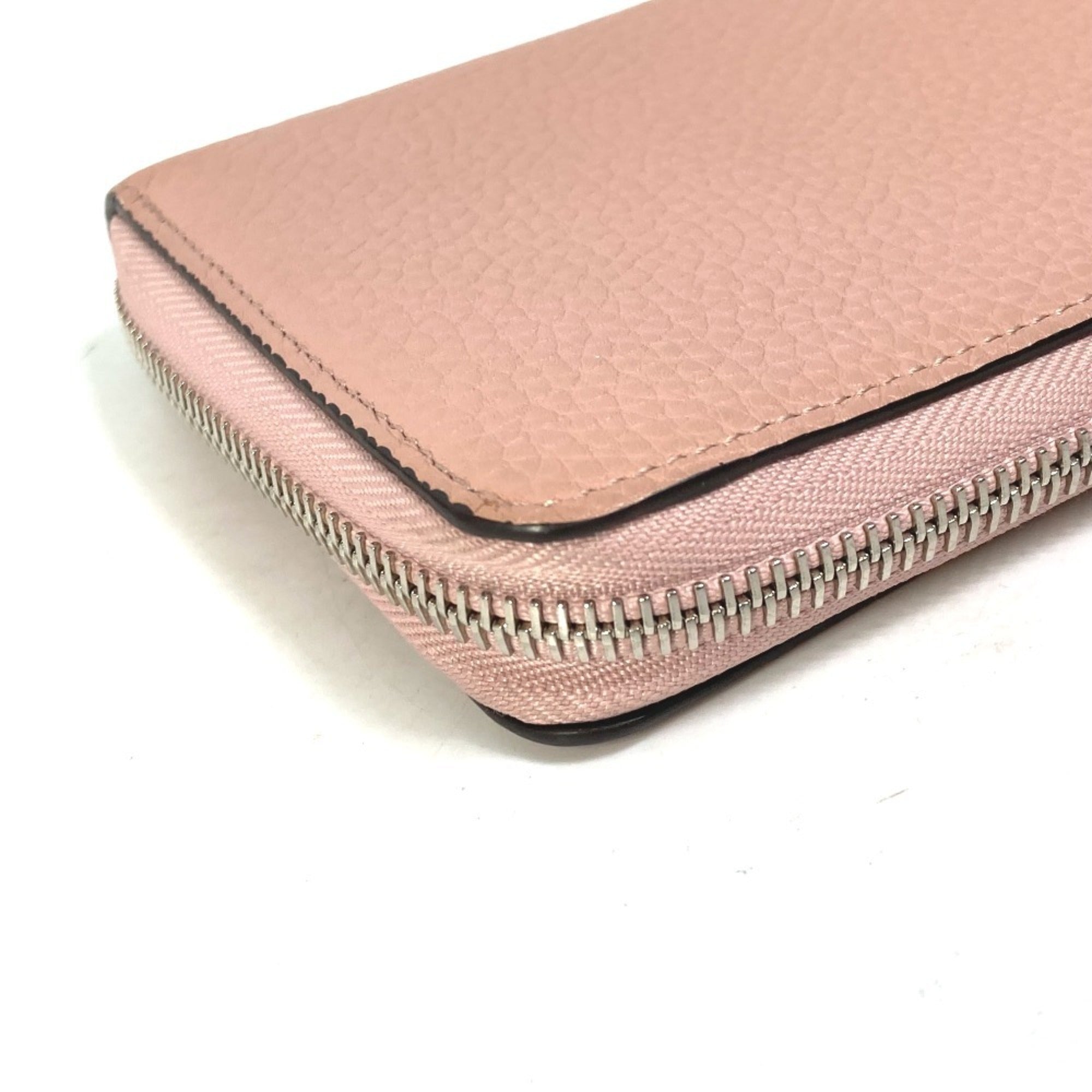 Louis Vuitton Pink Leather Long Wallet