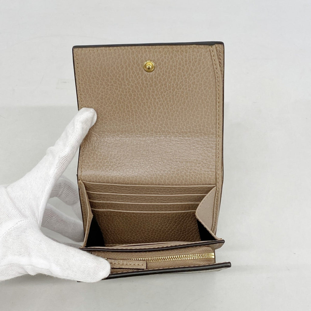 Gucci Brown Pvc Leather Wallet (Bi-Fold) (Pre-Owned)