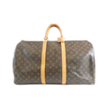 Louis Vuitton Brown Coated Canvas Boston Bag