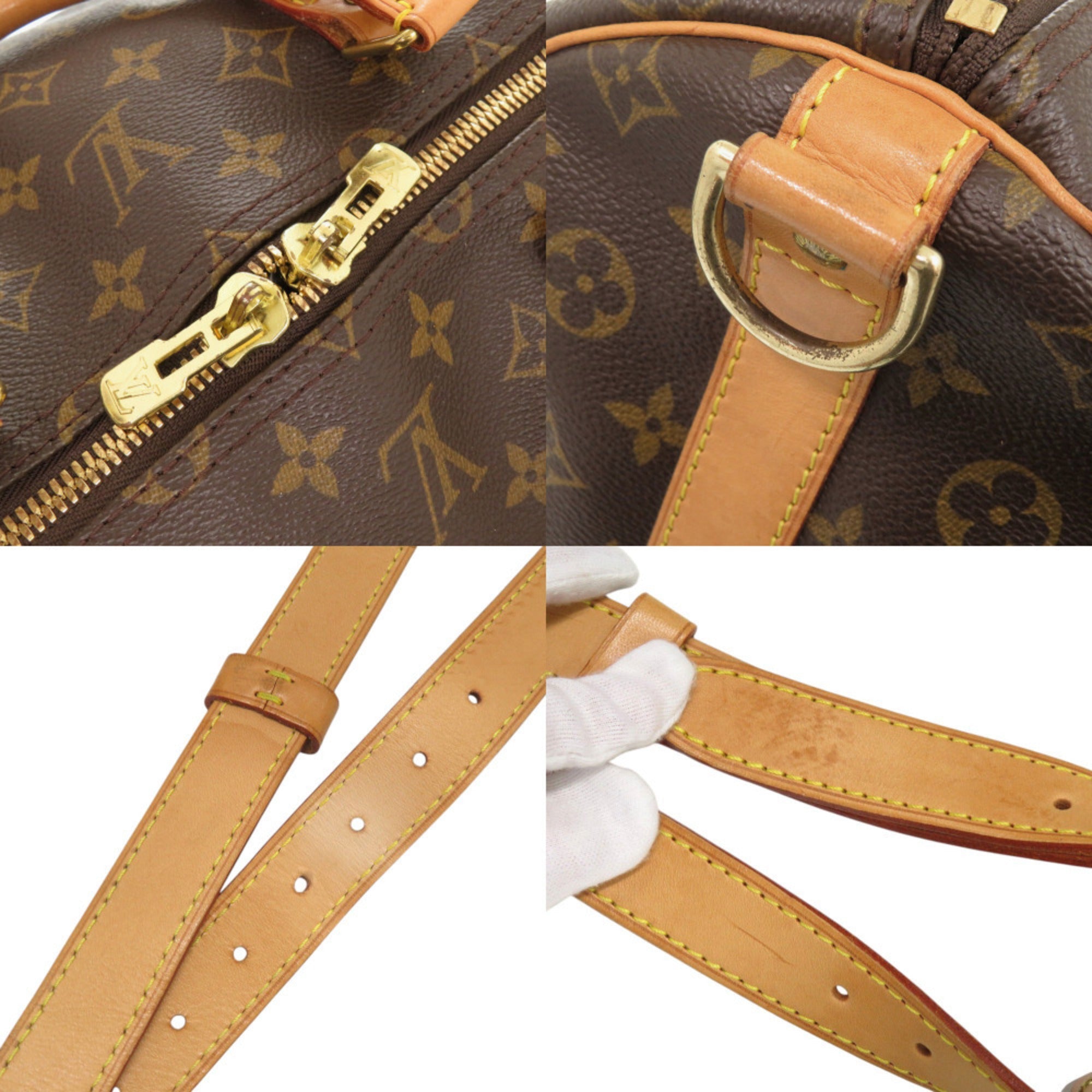 Louis Vuitton Brown Monogram Monogram Boston Bag