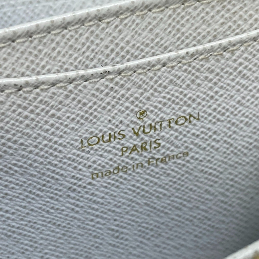 Louis Vuitton Epi Blanc White Epi Leather Coin Purse/Coin Case