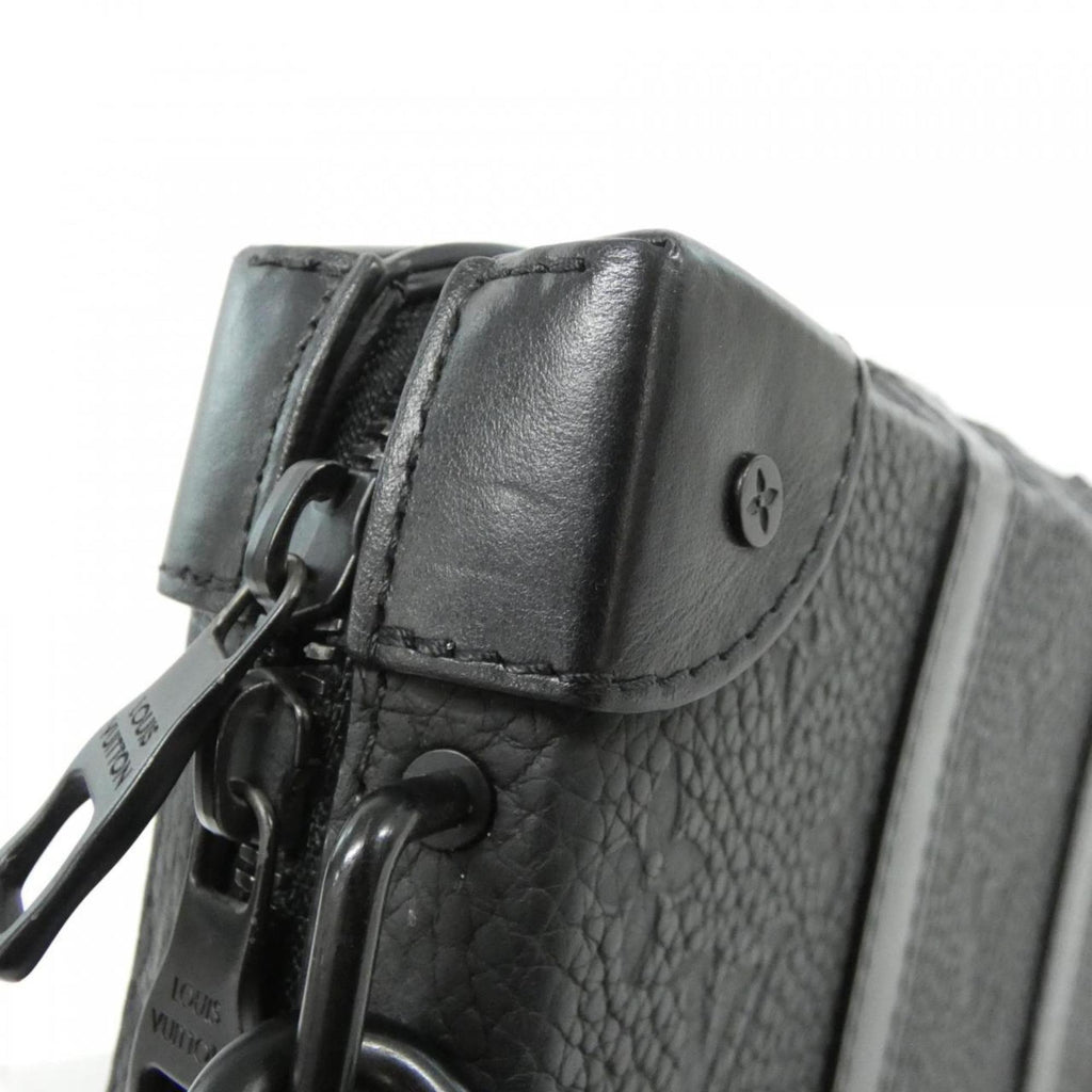 Louis Vuitton Black Leather Shoulder Bag