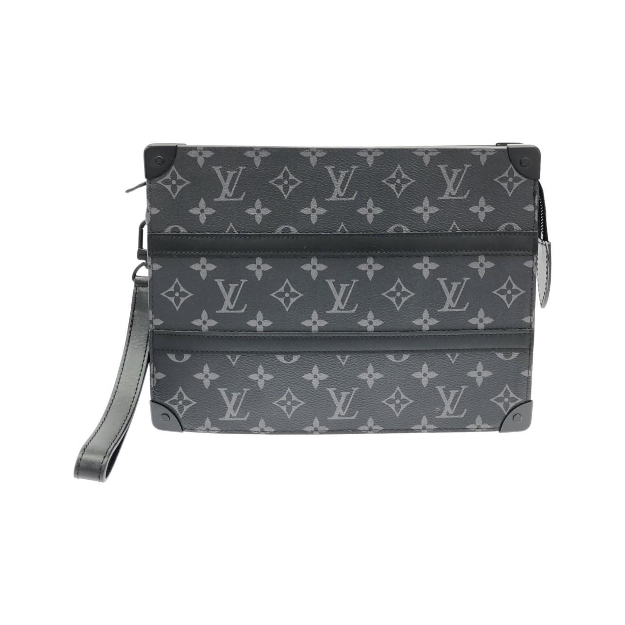 Louis Vuitton Black Monogram Eclipse Monogram Eclipse Coated Canvas Handbag Pochette