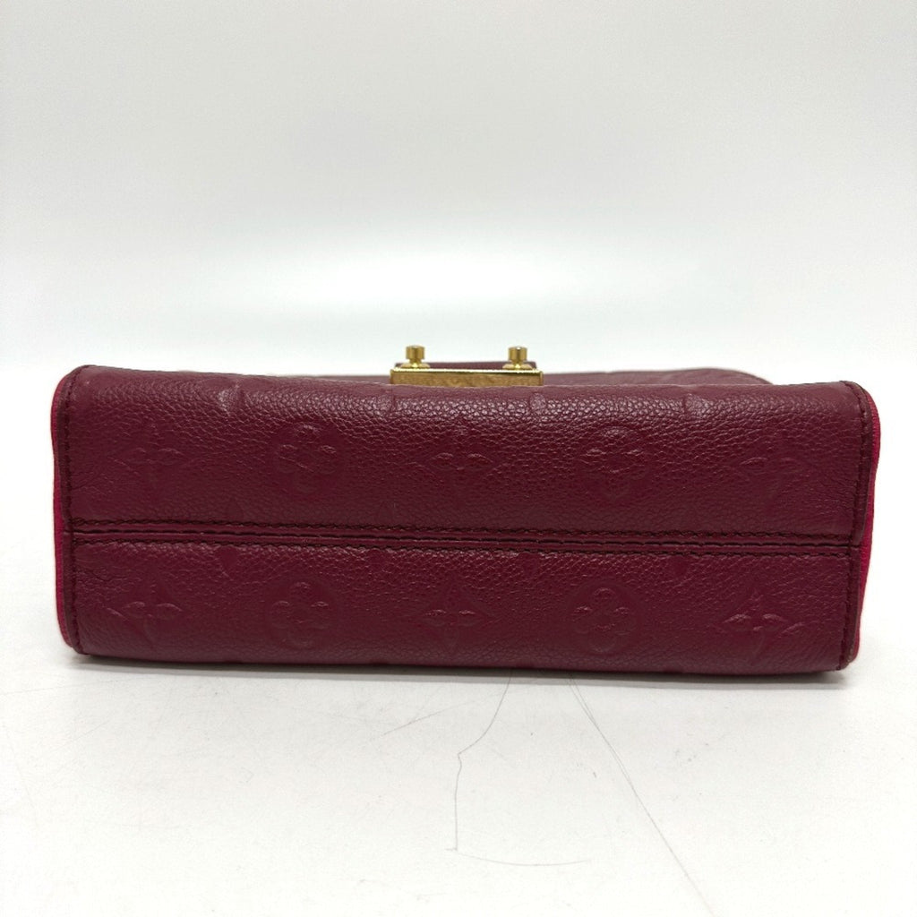 Louis Vuitton Red Color Monogram Empreinte Pochette Shoulder Bag