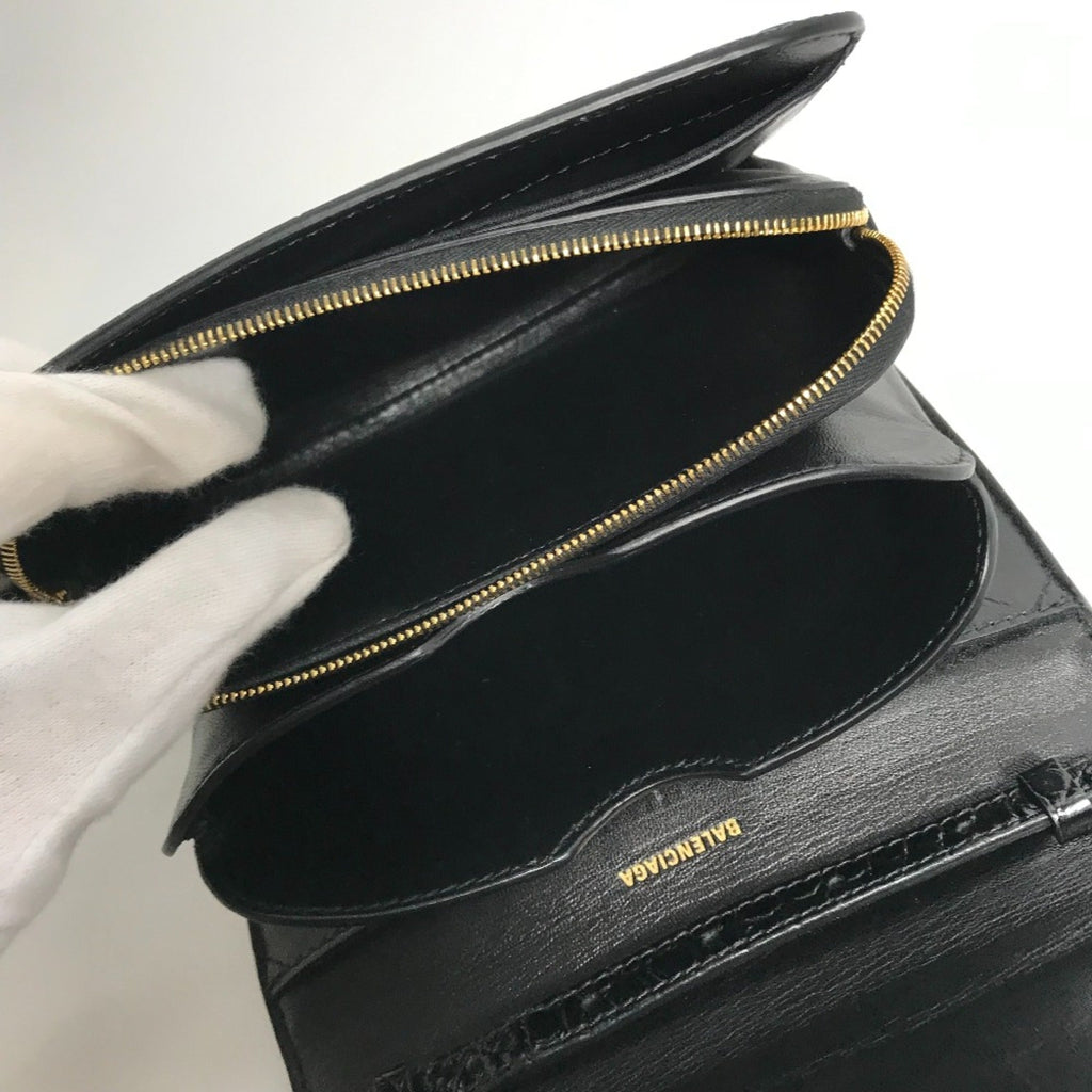 Balenciaga Black Leather Shoulder