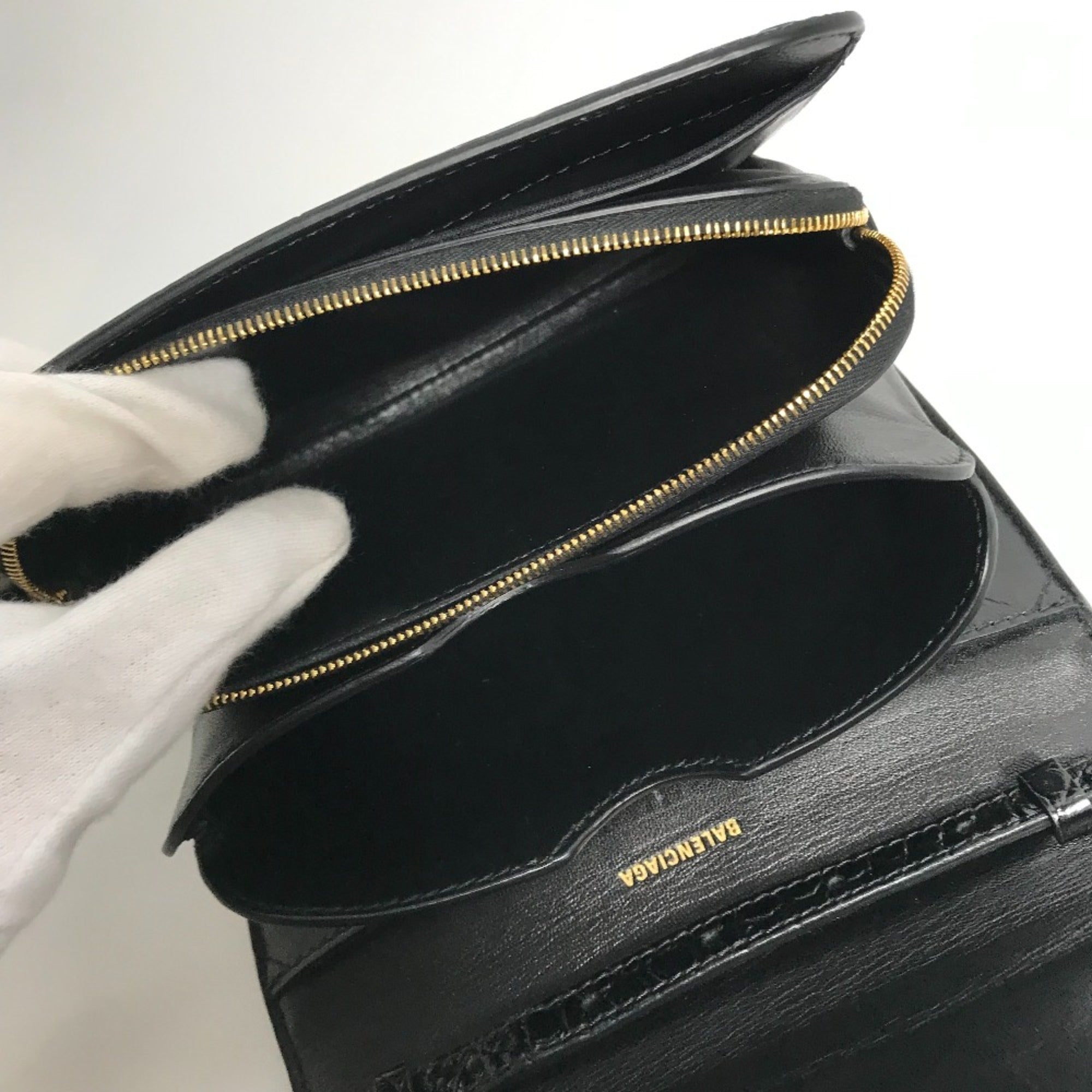 Balenciaga Black Leather Shoulder