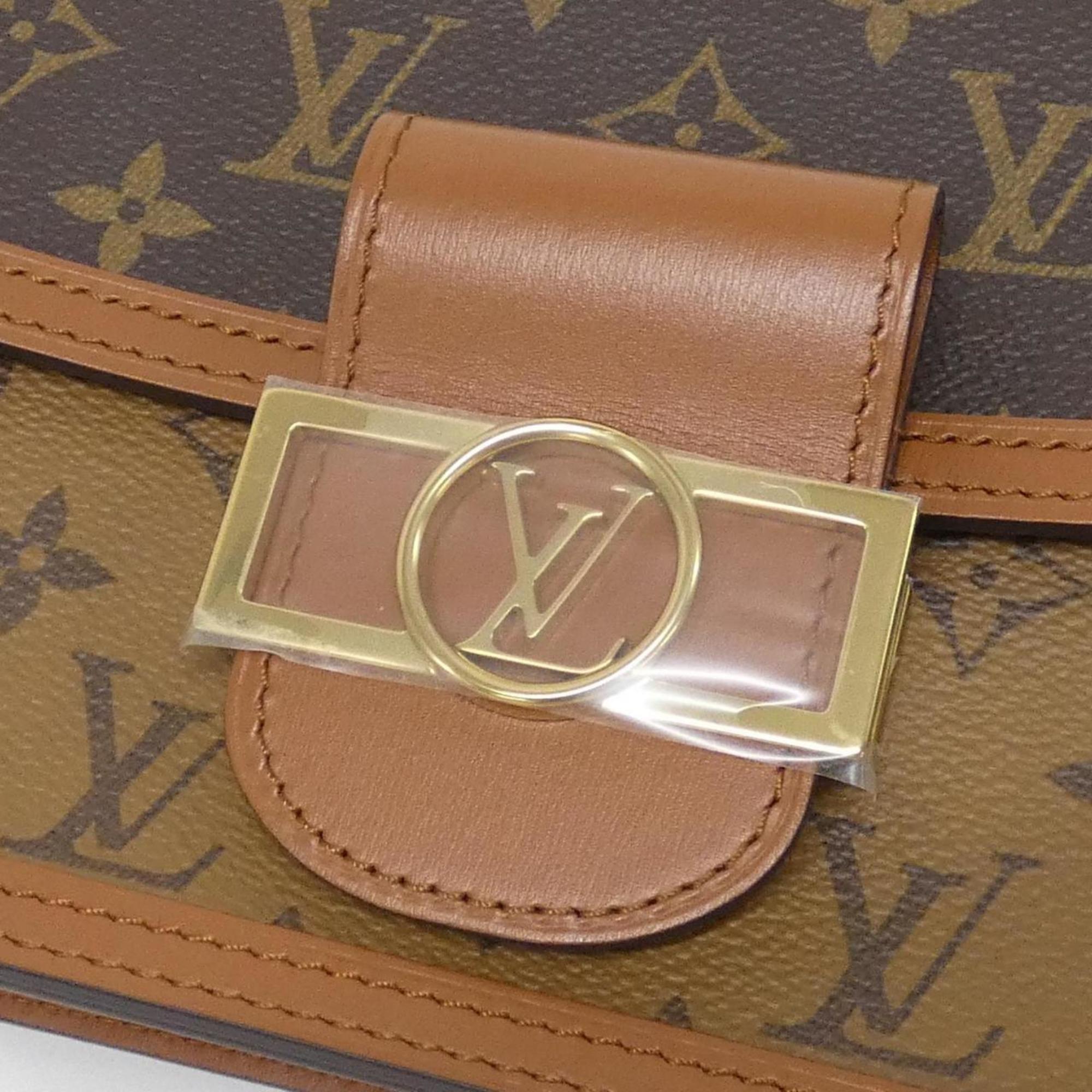 Louis Vuitton Marron Coated Canvas Shoulder Bag
