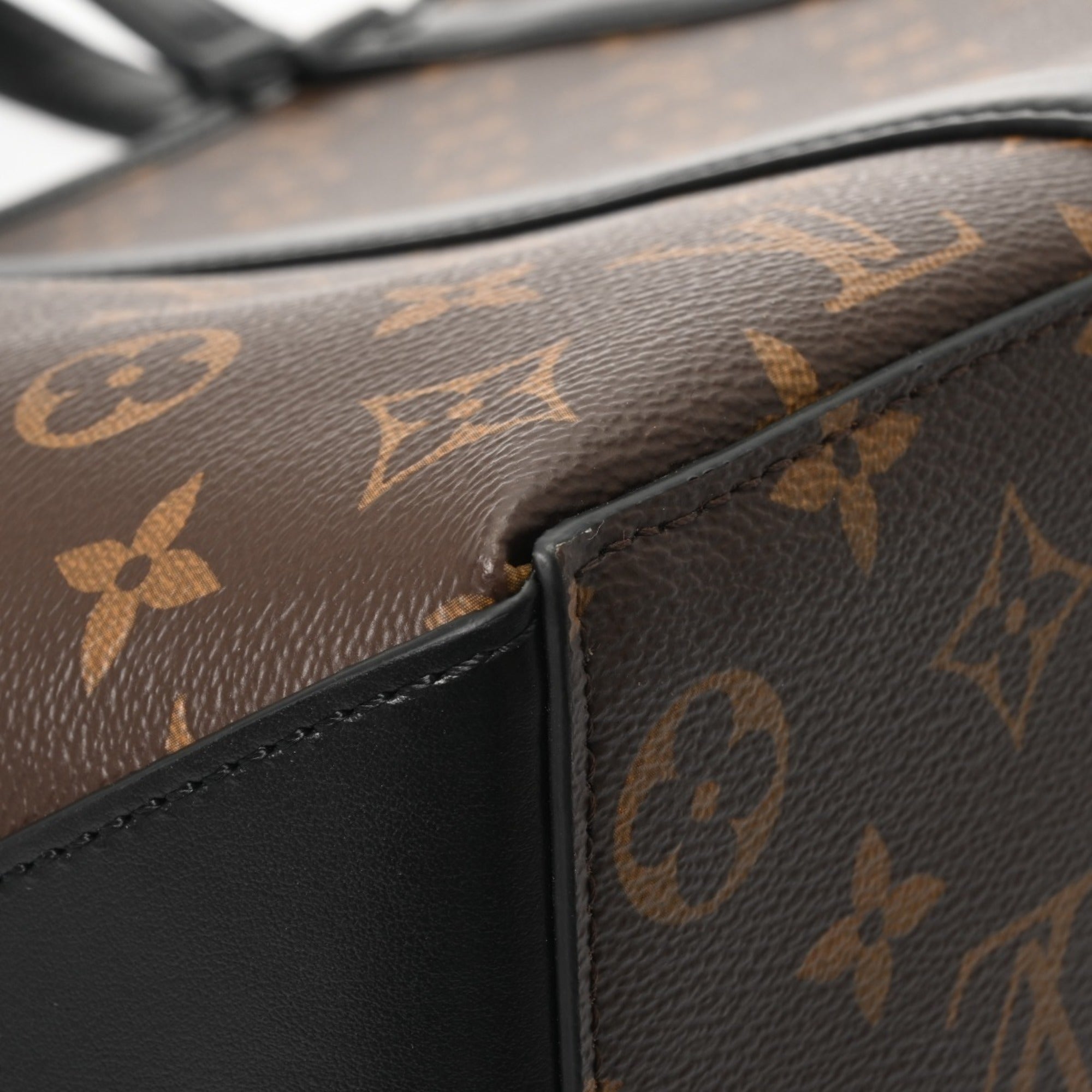 Louis Vuitton Monogram Macassar Brown Monogram Macassar Noir Tote Bag