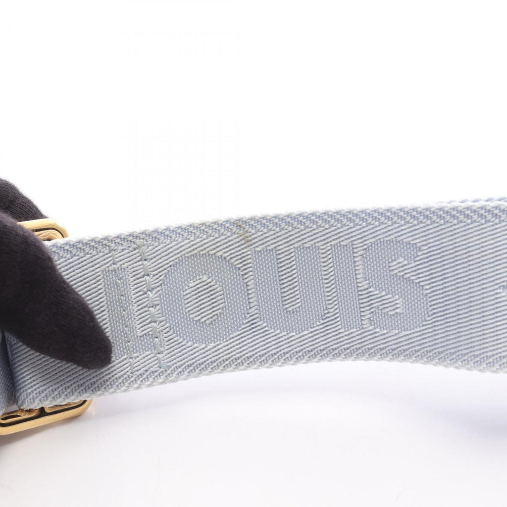 Louis Vuitton Blue Leather Shoulder Bag