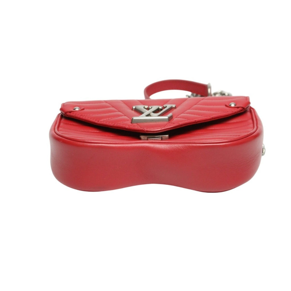 Louis Vuitton Red Color Leather Shoulder Bag