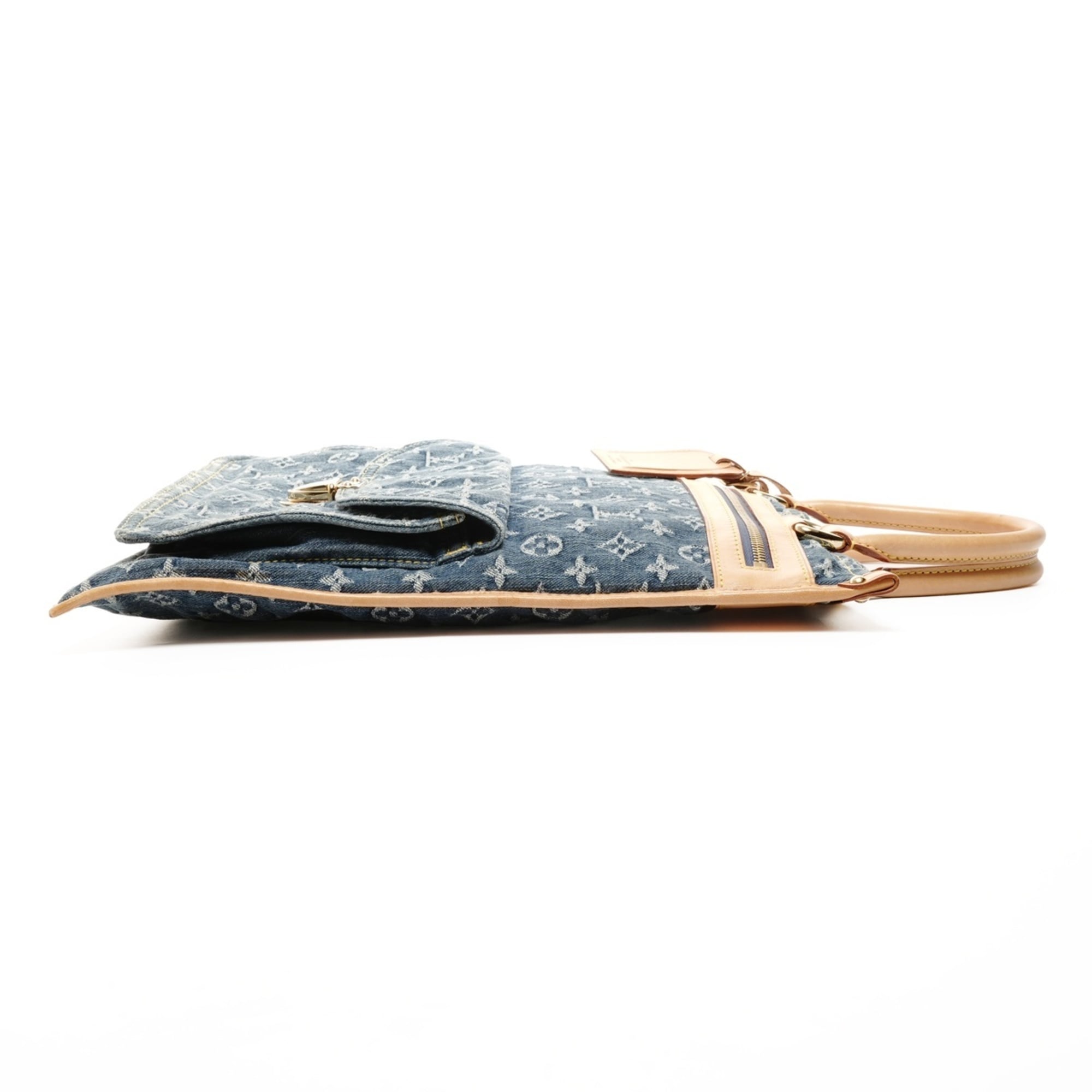Louis Vuitton Navy Monogram Denim Handbag