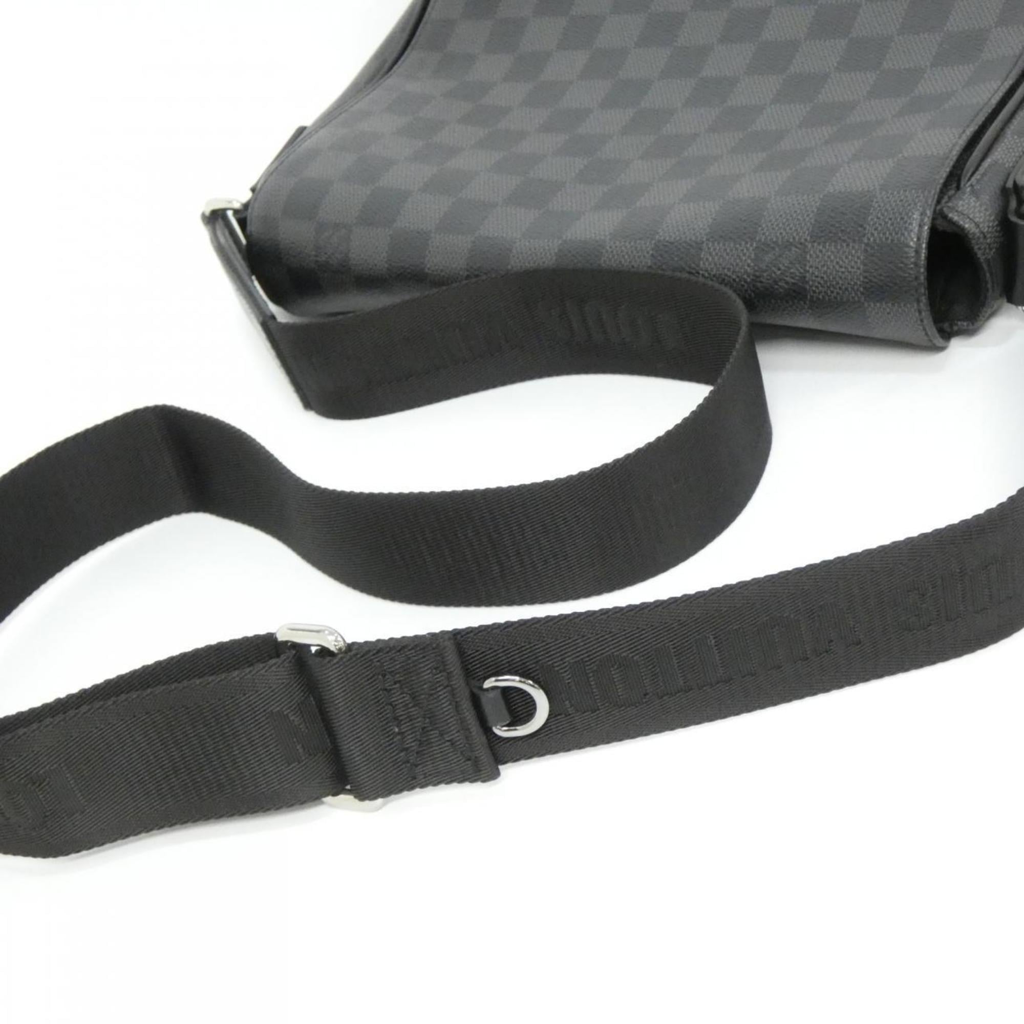 Louis Vuitton Graphite Coated Canvas Shoulder Bag
