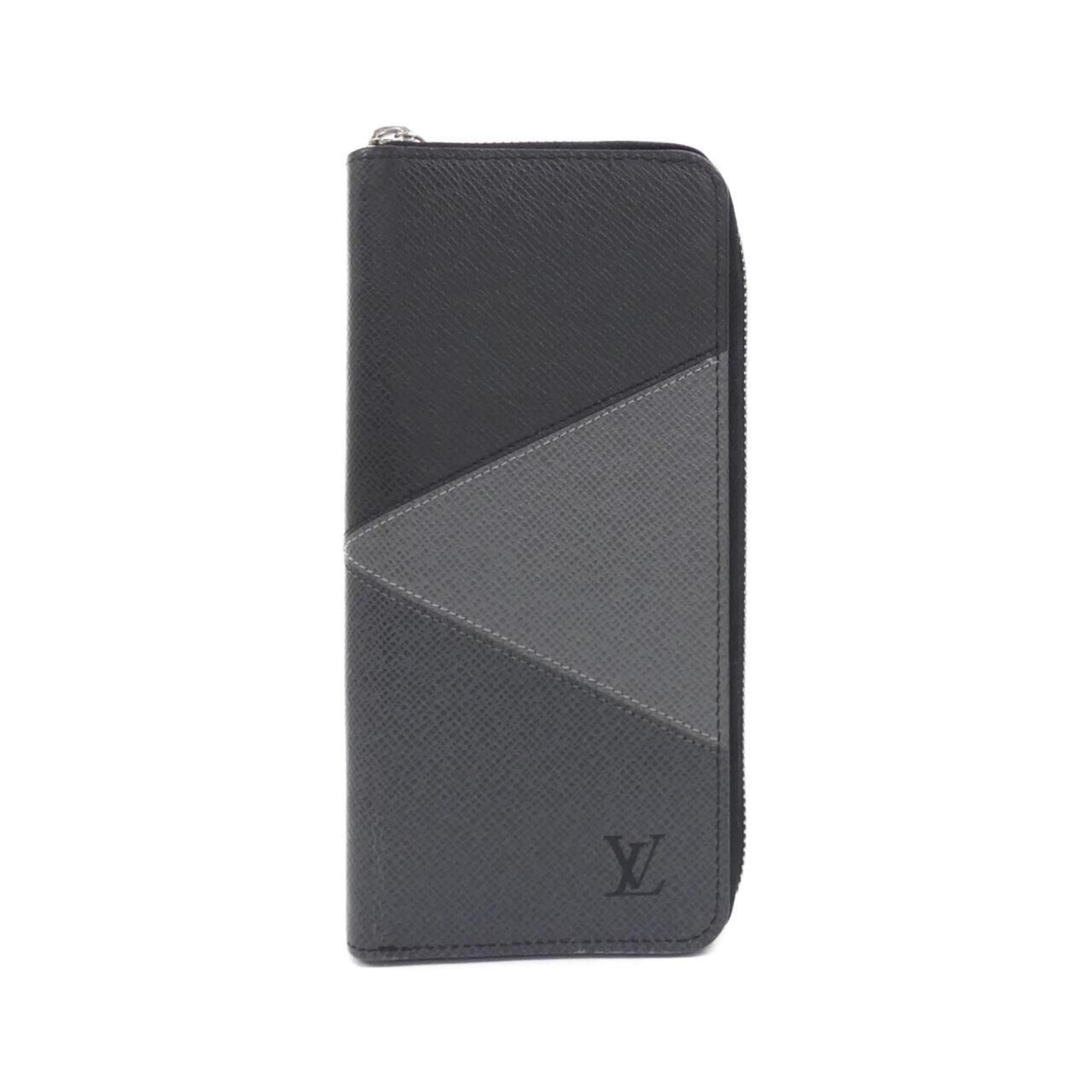 Louis Vuitton Gris Leather Long Wallet