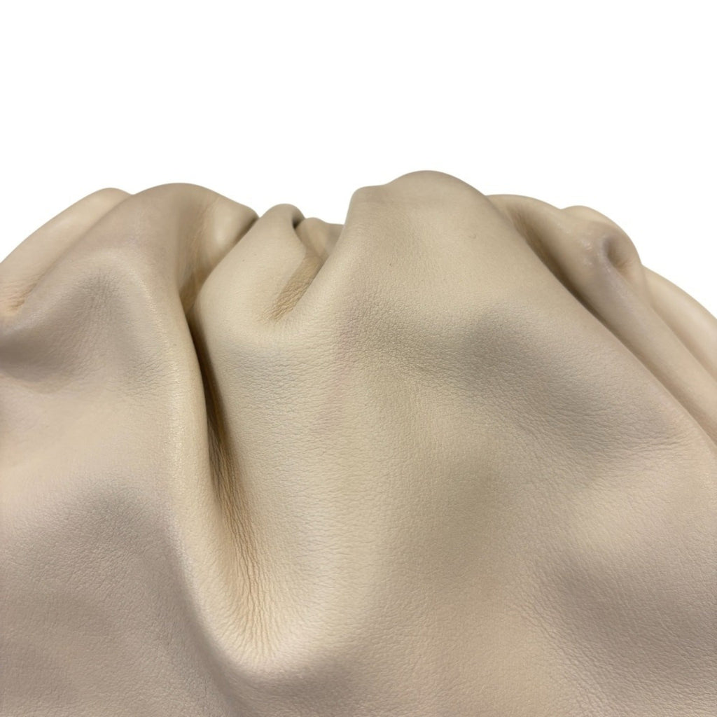 Bottega Veneta Ivory Leather Shoulder Bag