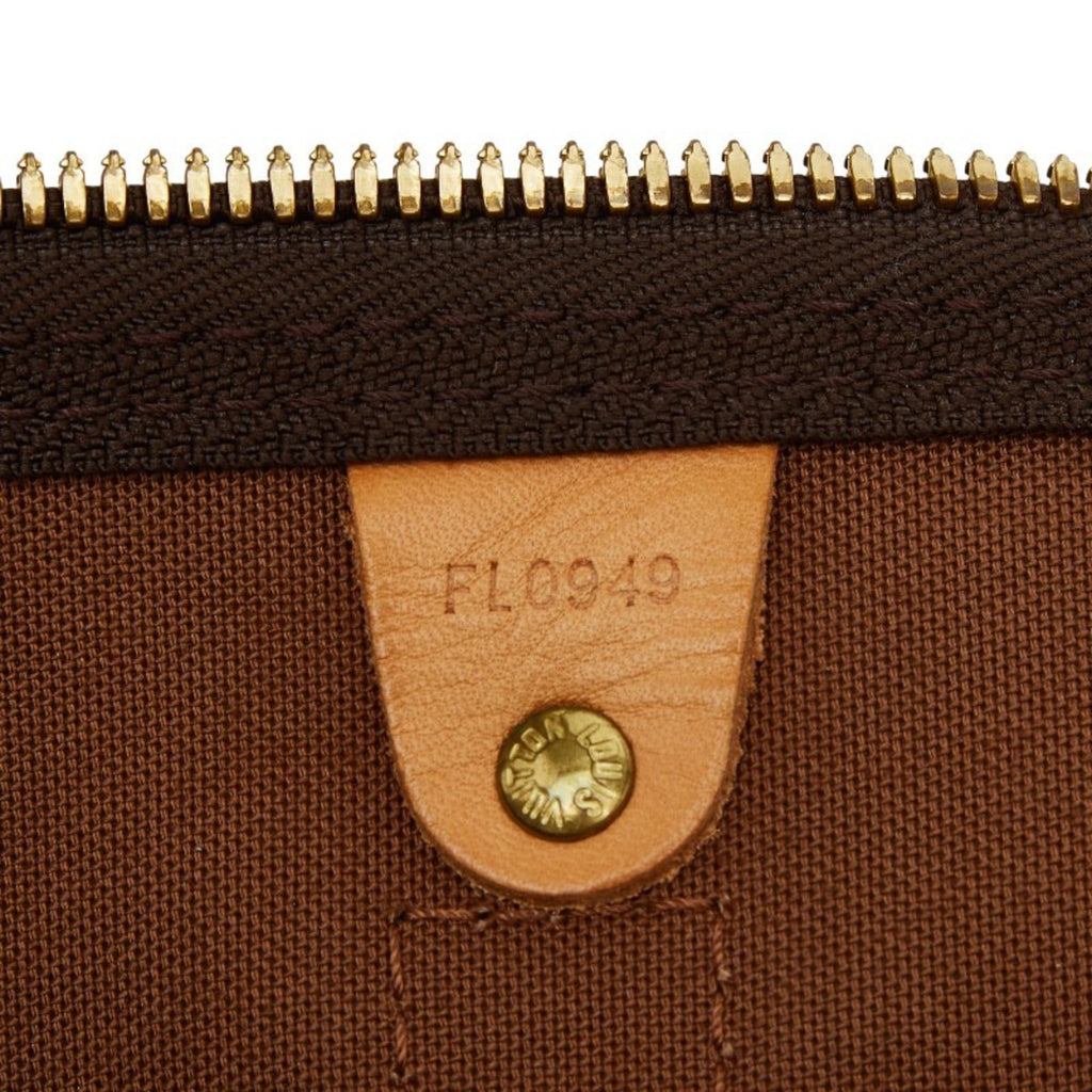 Louis Vuitton Brown Pvc Leather Boston Bag