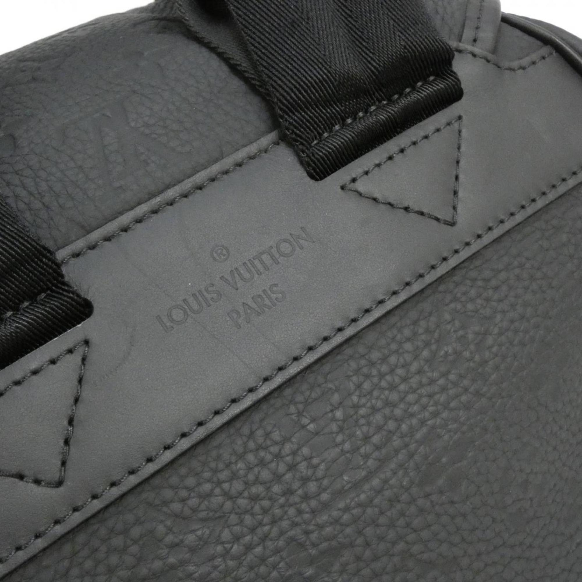 Louis Vuitton Black Leather Backpack