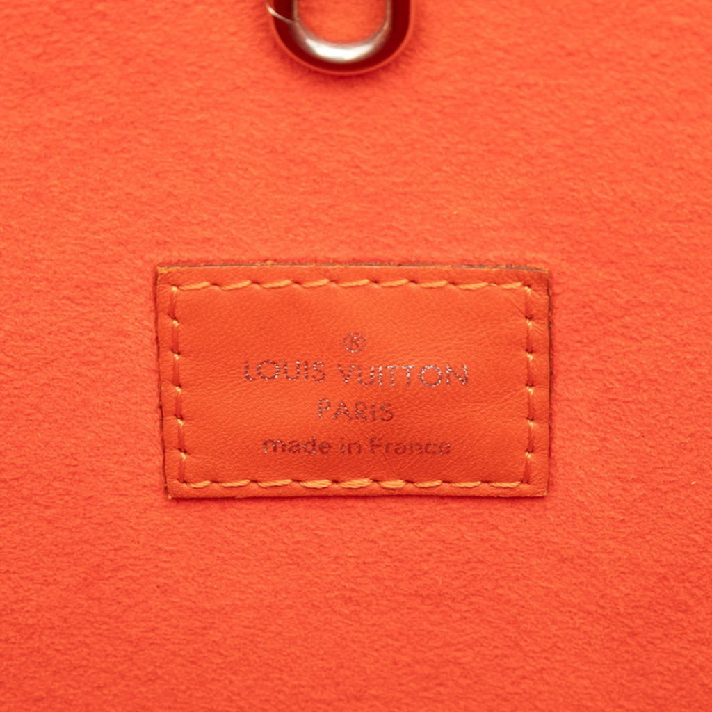 Louis Vuitton Epi Orange Pimont Leather Tote Bag