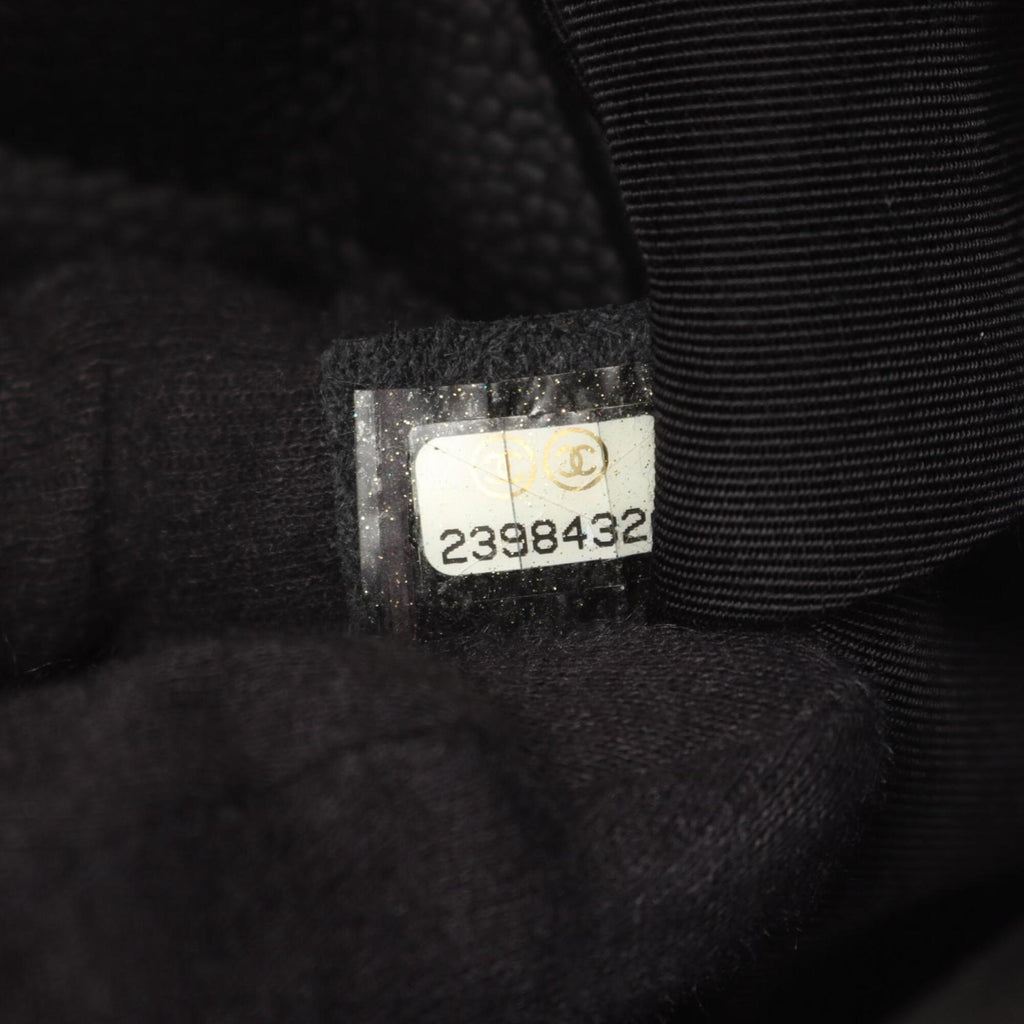 Chanel Black Leather Handbag Shoulder Bag