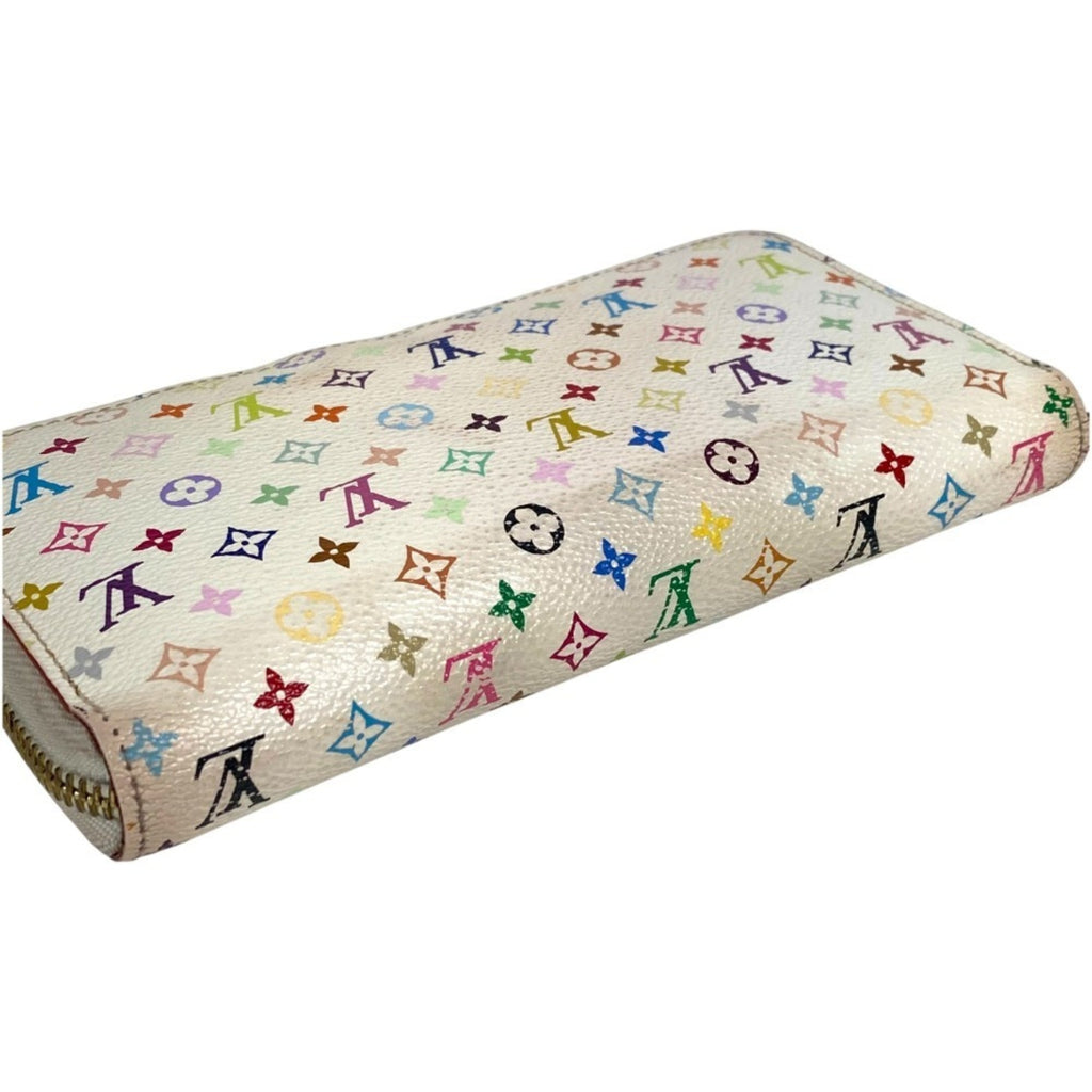Louis Vuitton Pink White Monogram Multicolore Long Wallet