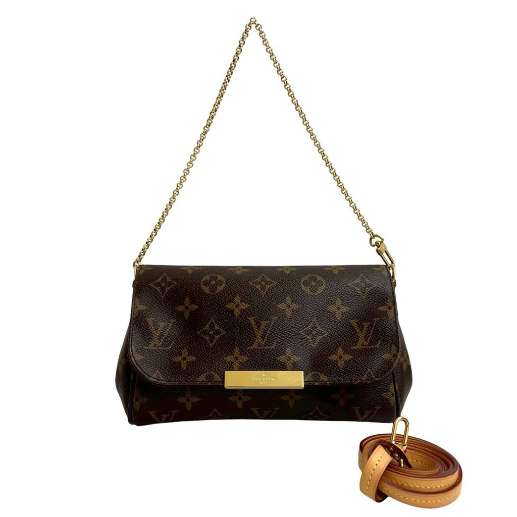 Louis Vuitton Brown Leather Pvc Handbag Shoulder Bag