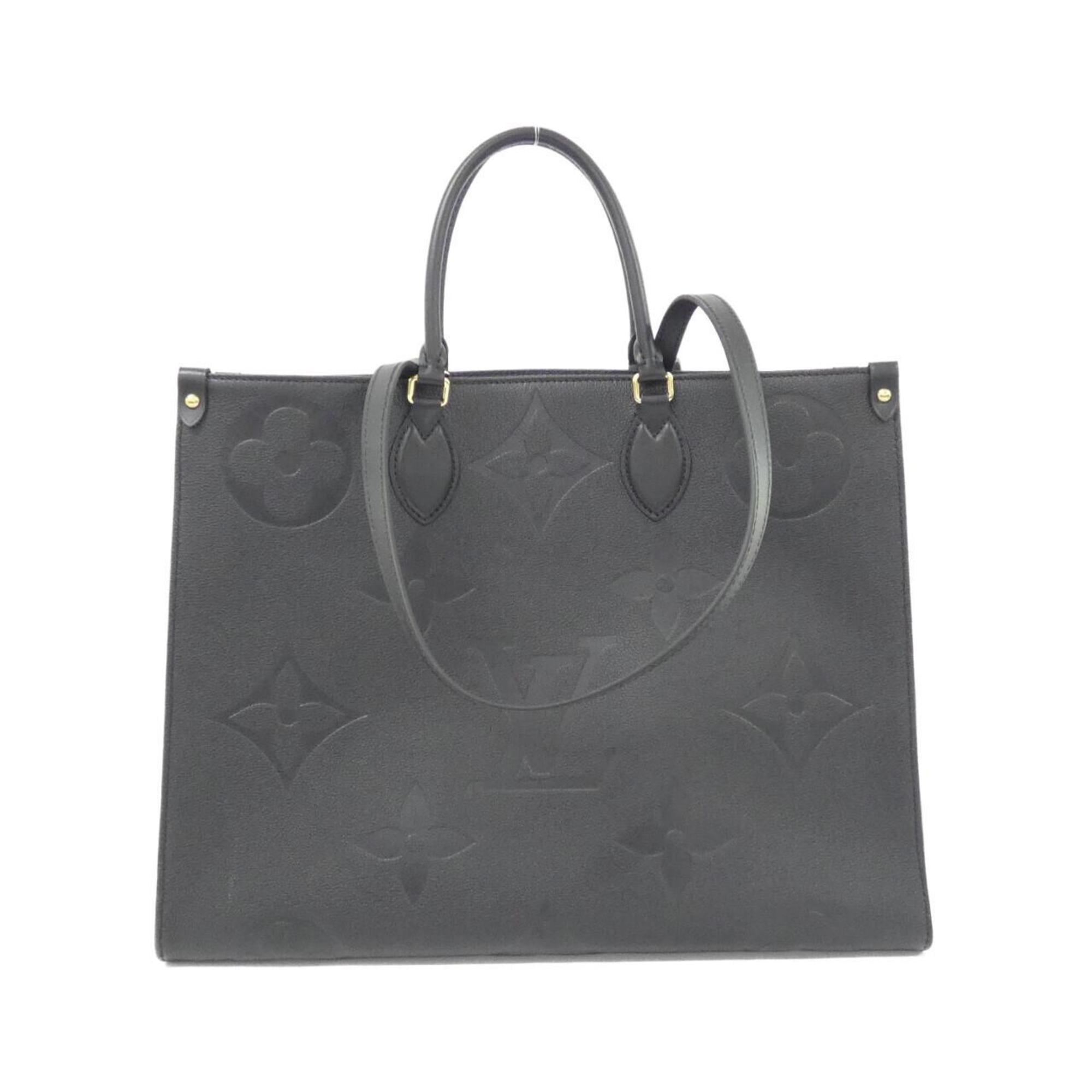 Louis Vuitton Black Leather Handbag