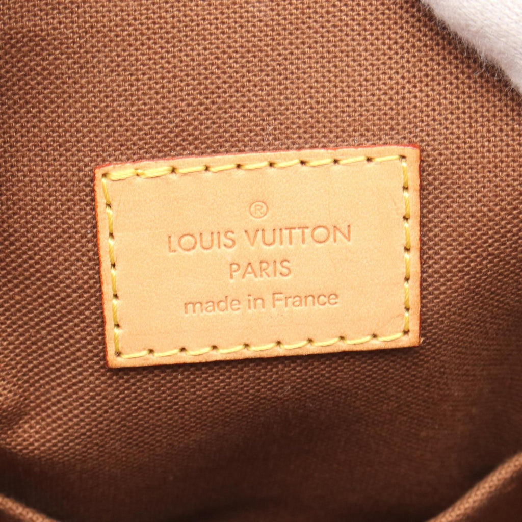 Louis Vuitton Brown Monogram Pvc Coated Canvas Leather Handbag