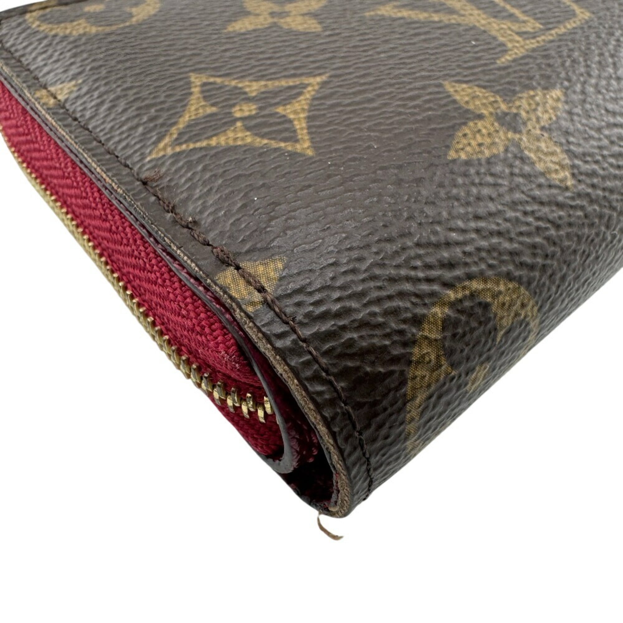 Louis Vuitton Pink Leather Wallet