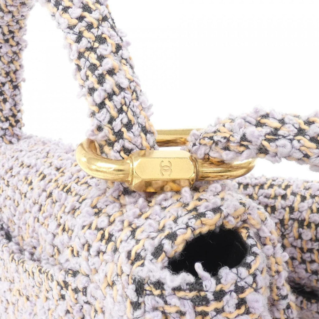 Chanel Light Purple Tweed Handbag