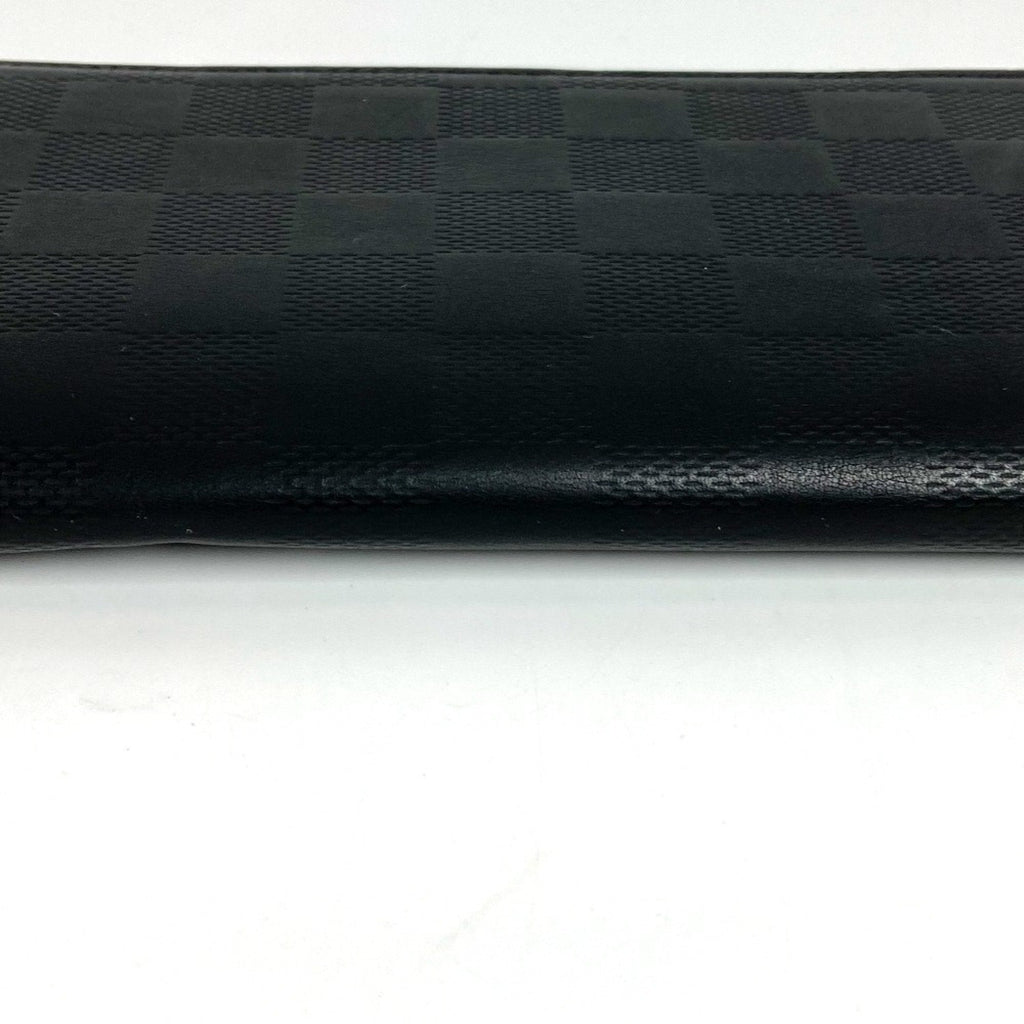 Louis Vuitton Black Infini Onyx Damier Infini Long Wallet