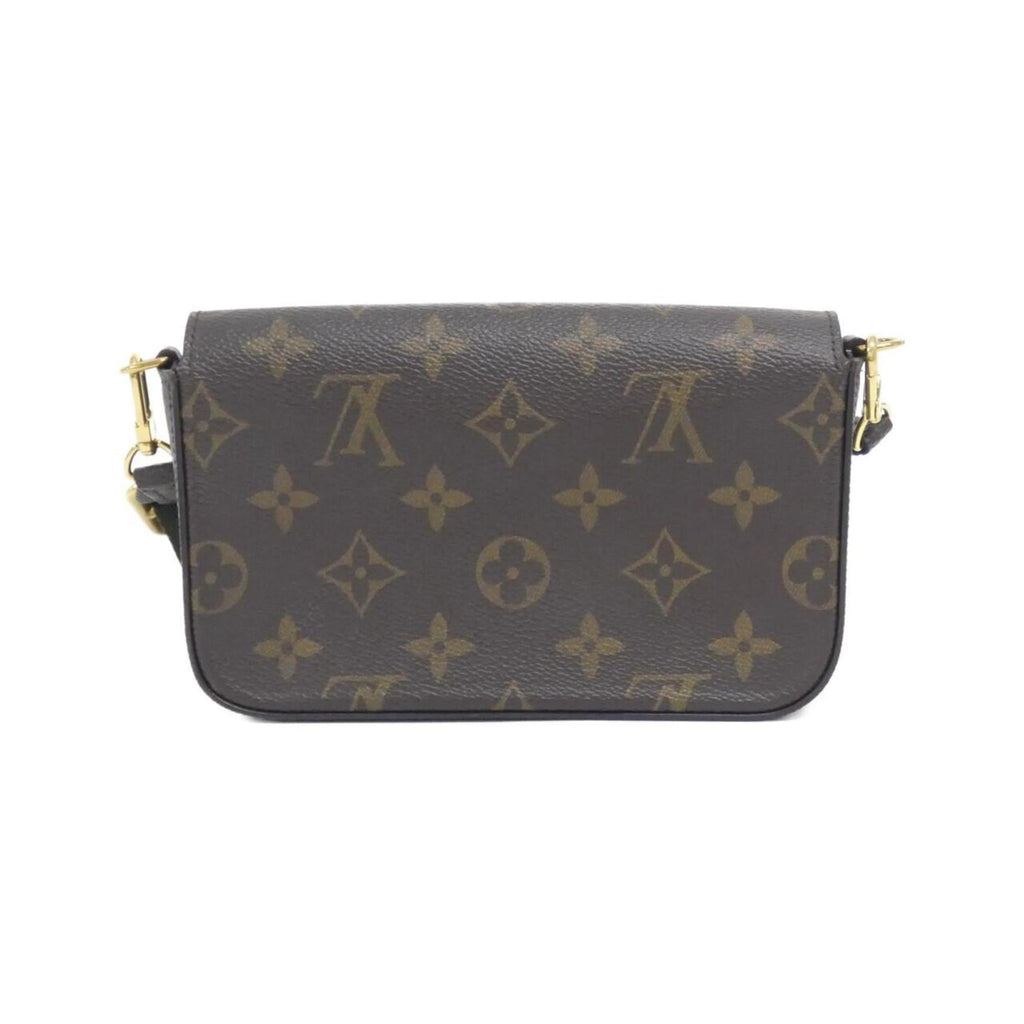Louis Vuitton Khaki Marron Monogram Monogram Coated Canvas Pochette Pouch Shoulder Bag