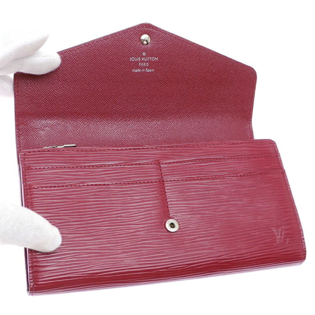 Louis Vuitton Fuchsia Pink Pink Epi Leather Long Wallet